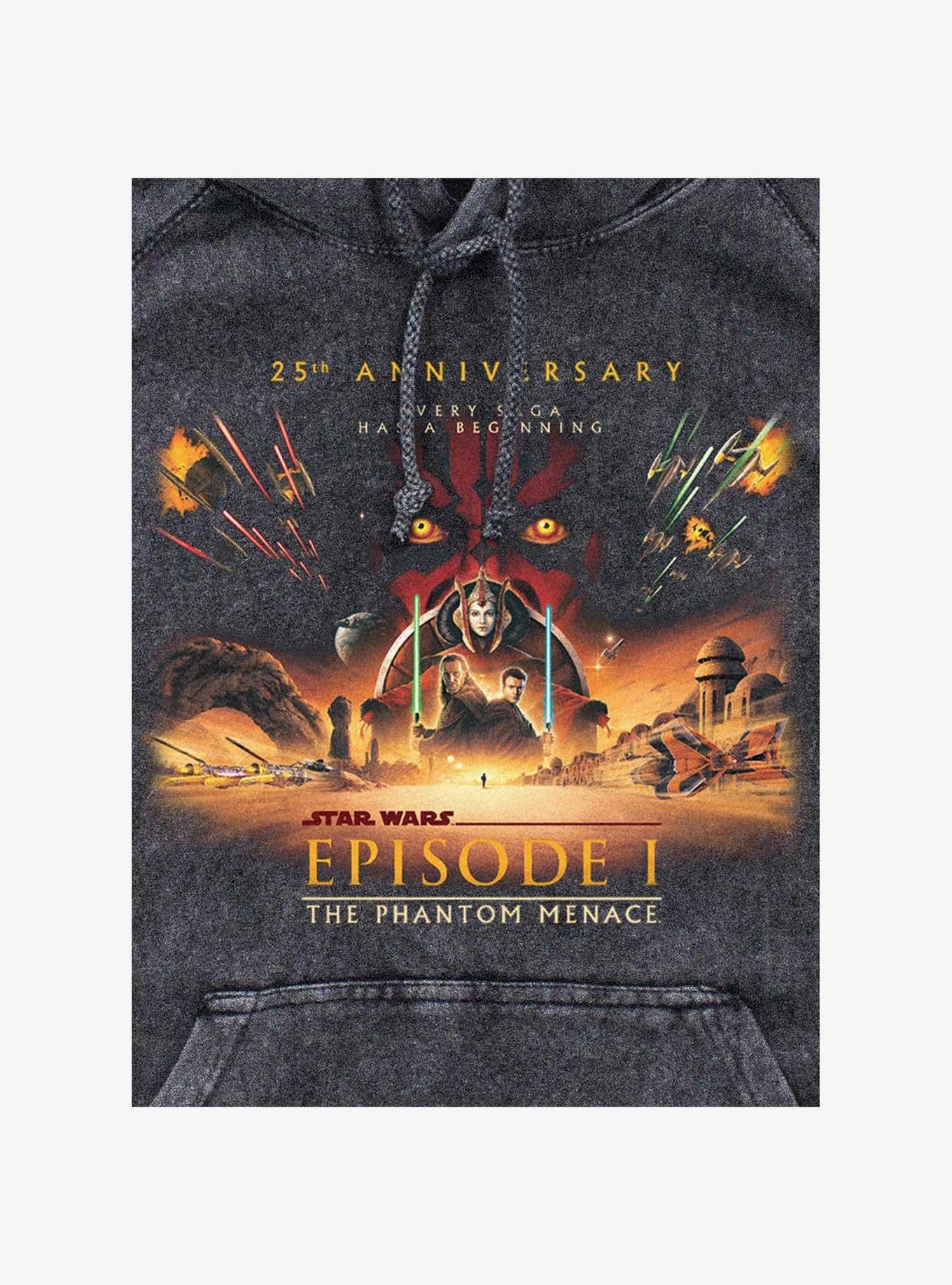 Star Wars 25th Anniversary The Phantom Menace Big & Tall T-Shirt, BLACK, alternate