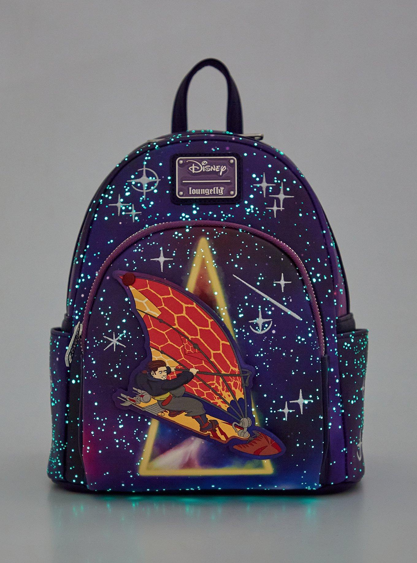 Loungefly Disney Treasure Planet Solar Surfer Glow-in-the-Dark Mini Backpack - BoxLunch Exclusive, , alternate