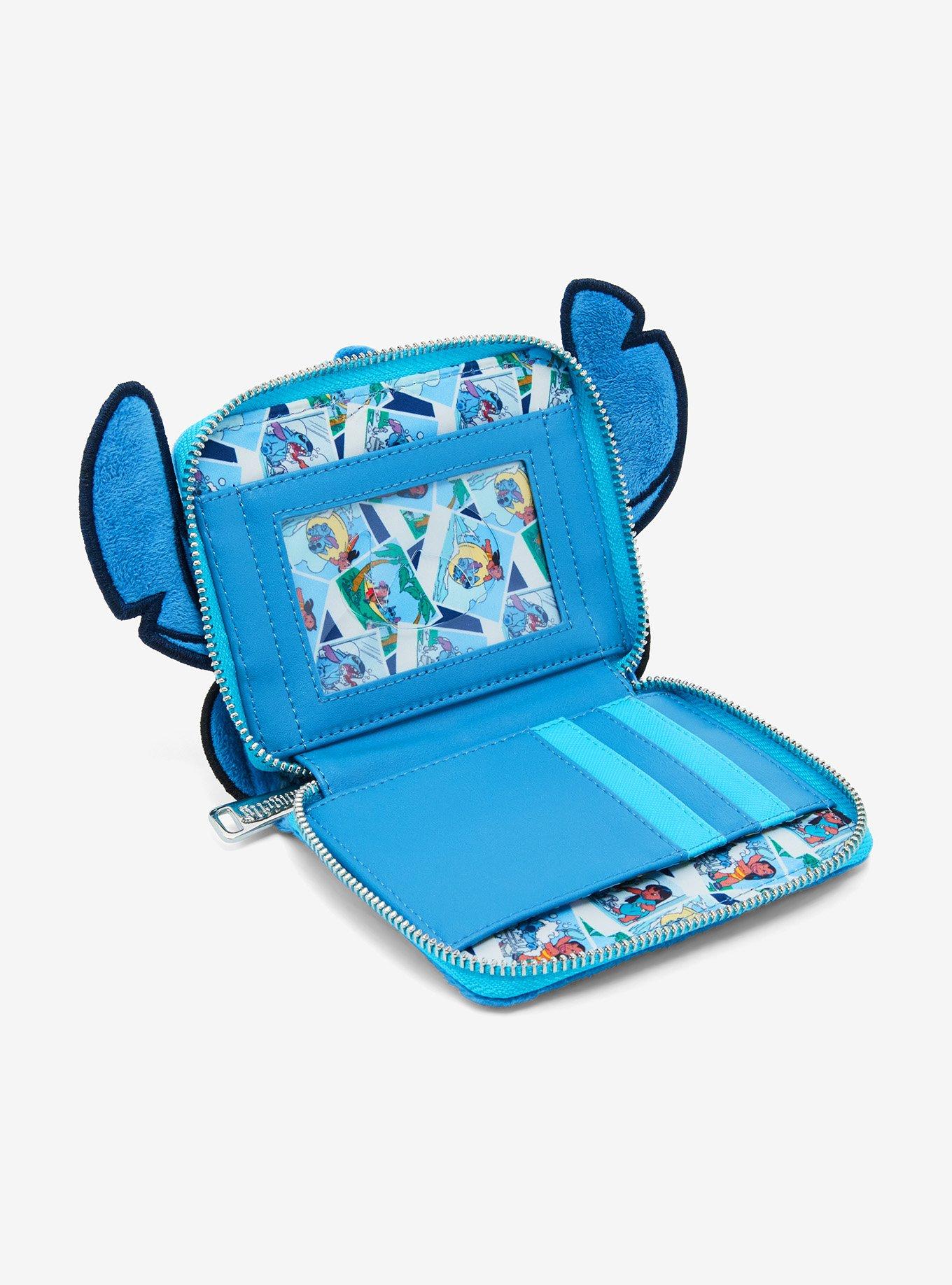 Loungefly Disney Lilo & Stitch Figural Stitch with Camera Small Zip Wallet - BoxLunch Exclusive, , alternate