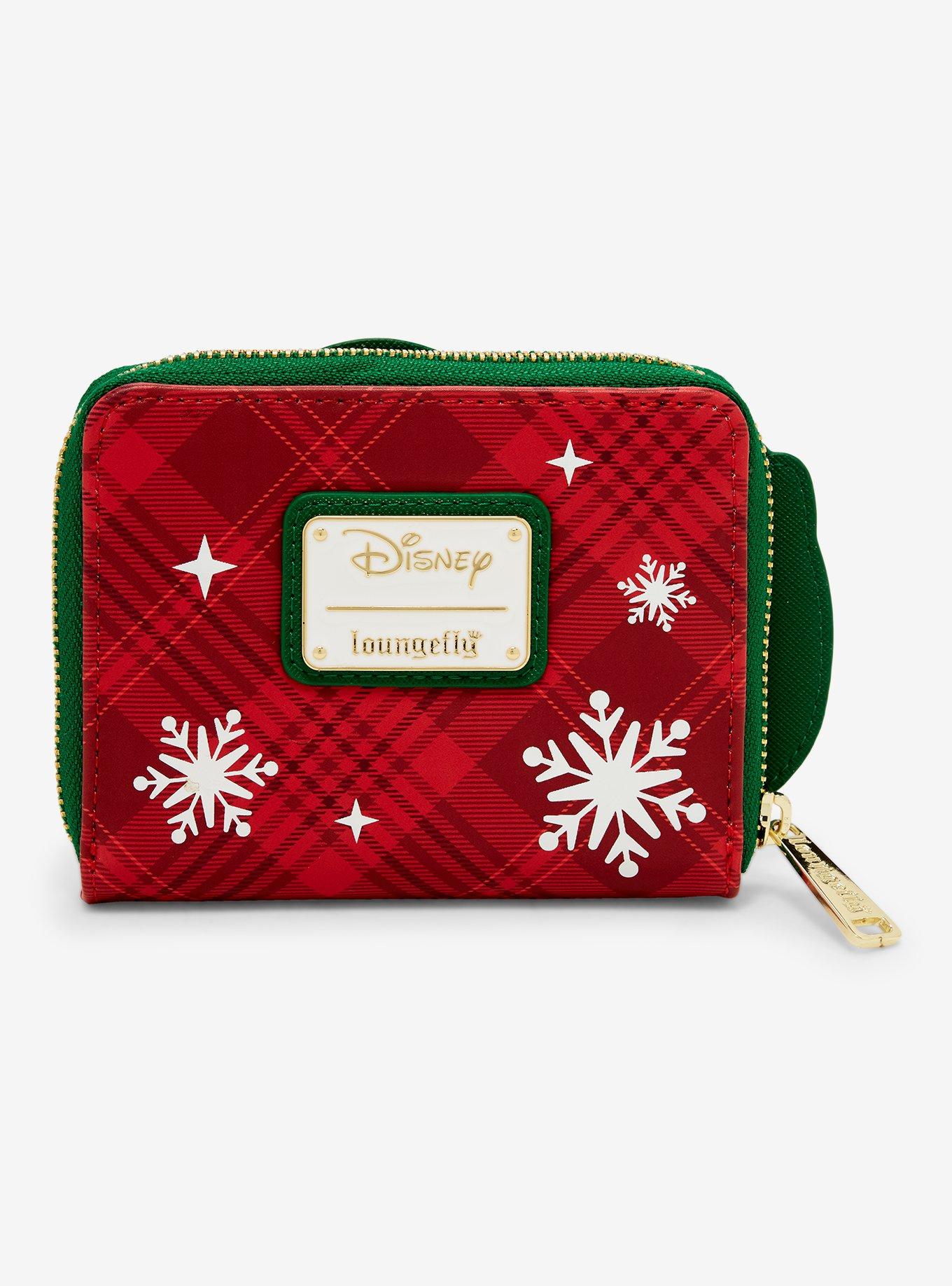 Loungefly Disney Big Hero 6 Baymax Holiday Plaid Zip Wallet — BoxLunch Exclusive, , hi-res