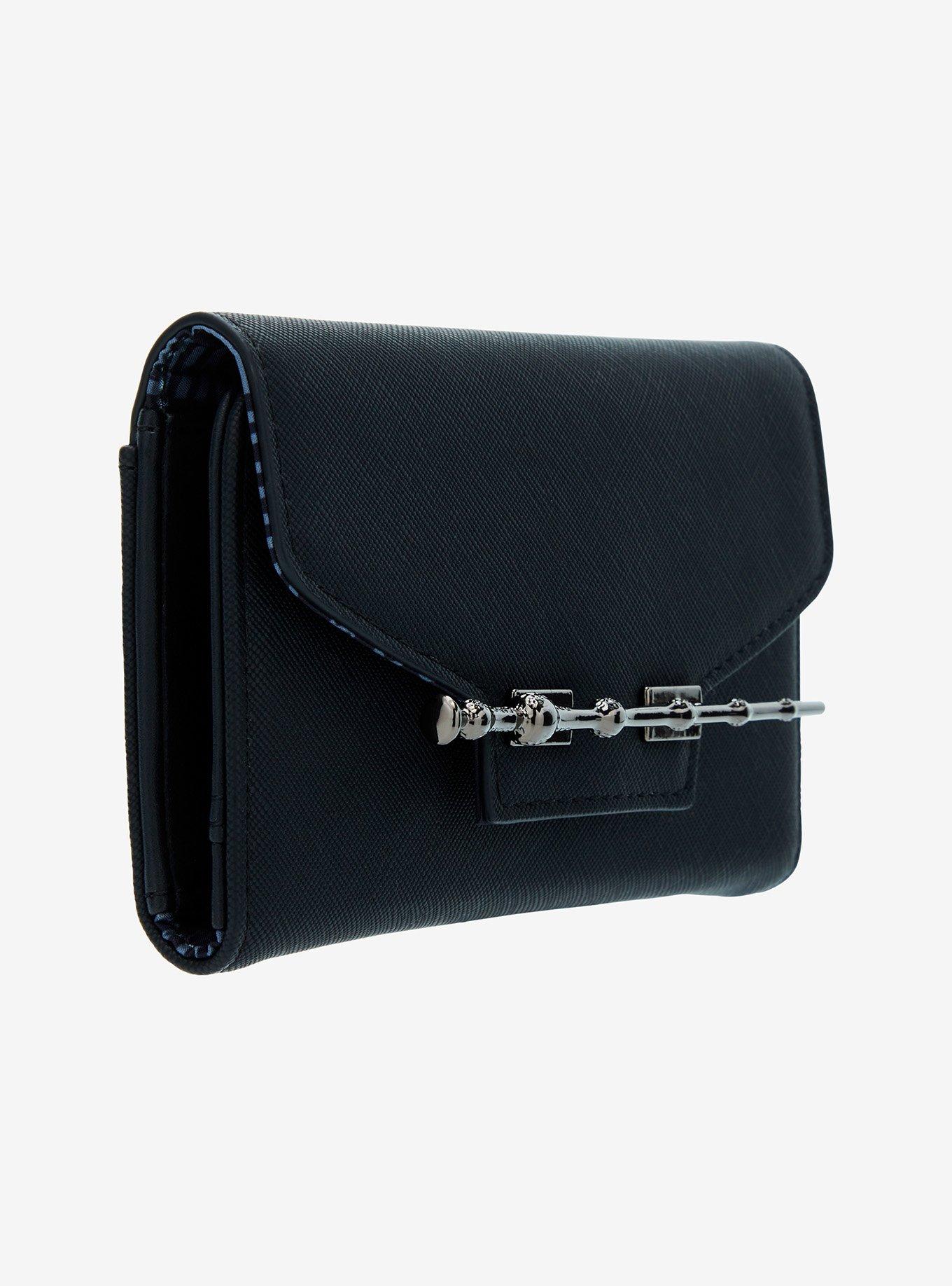 Loungefly Harry Potter Elder Wand Black Wallet - BoxLunch Exclusive, , hi-res