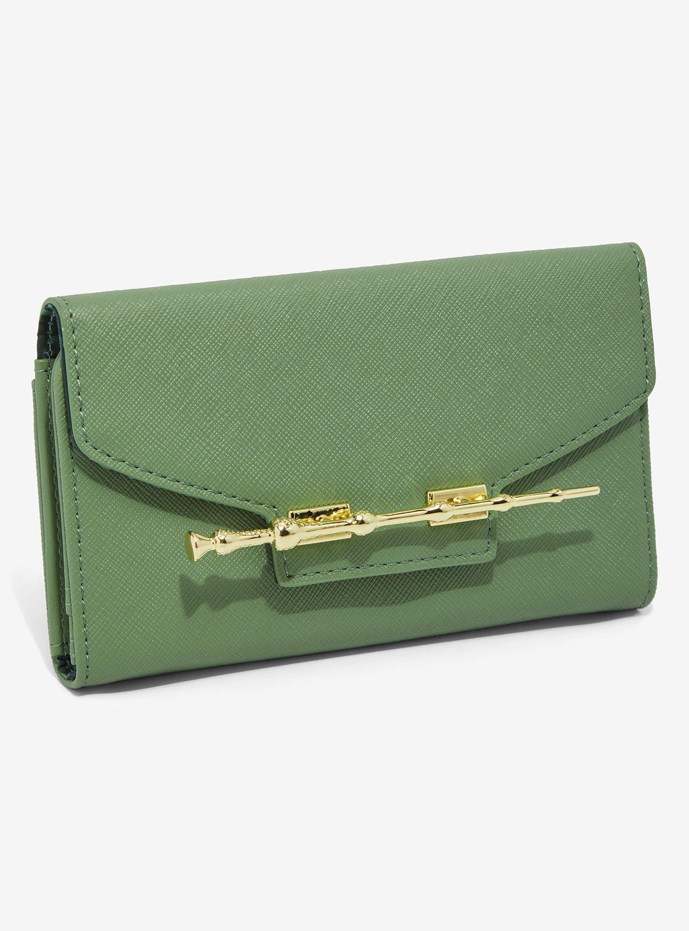 Loungefly Harry Potter Elder Wand Sage Wallet - BoxLunch Exclusive, , hi-res