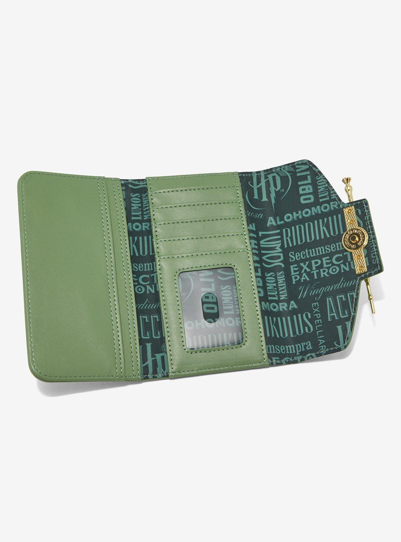 Loungefly Harry Potter Elder Wand Sage Wallet - BoxLunch Exclusive