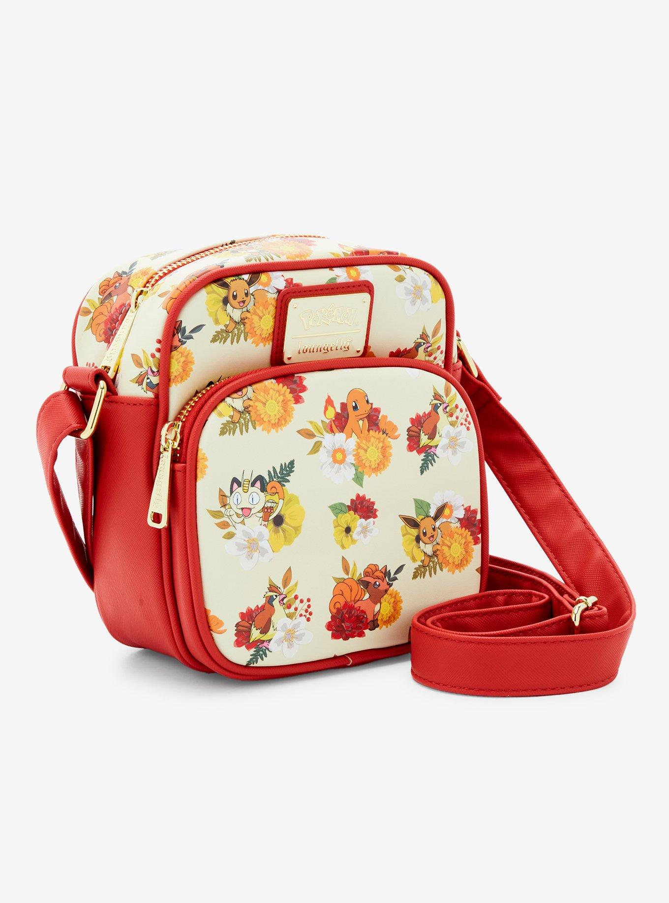 Loungefly Pokémon Charmander & Friends Floral Crossbody Bag - BoxLunch Exclusive, , hi-res