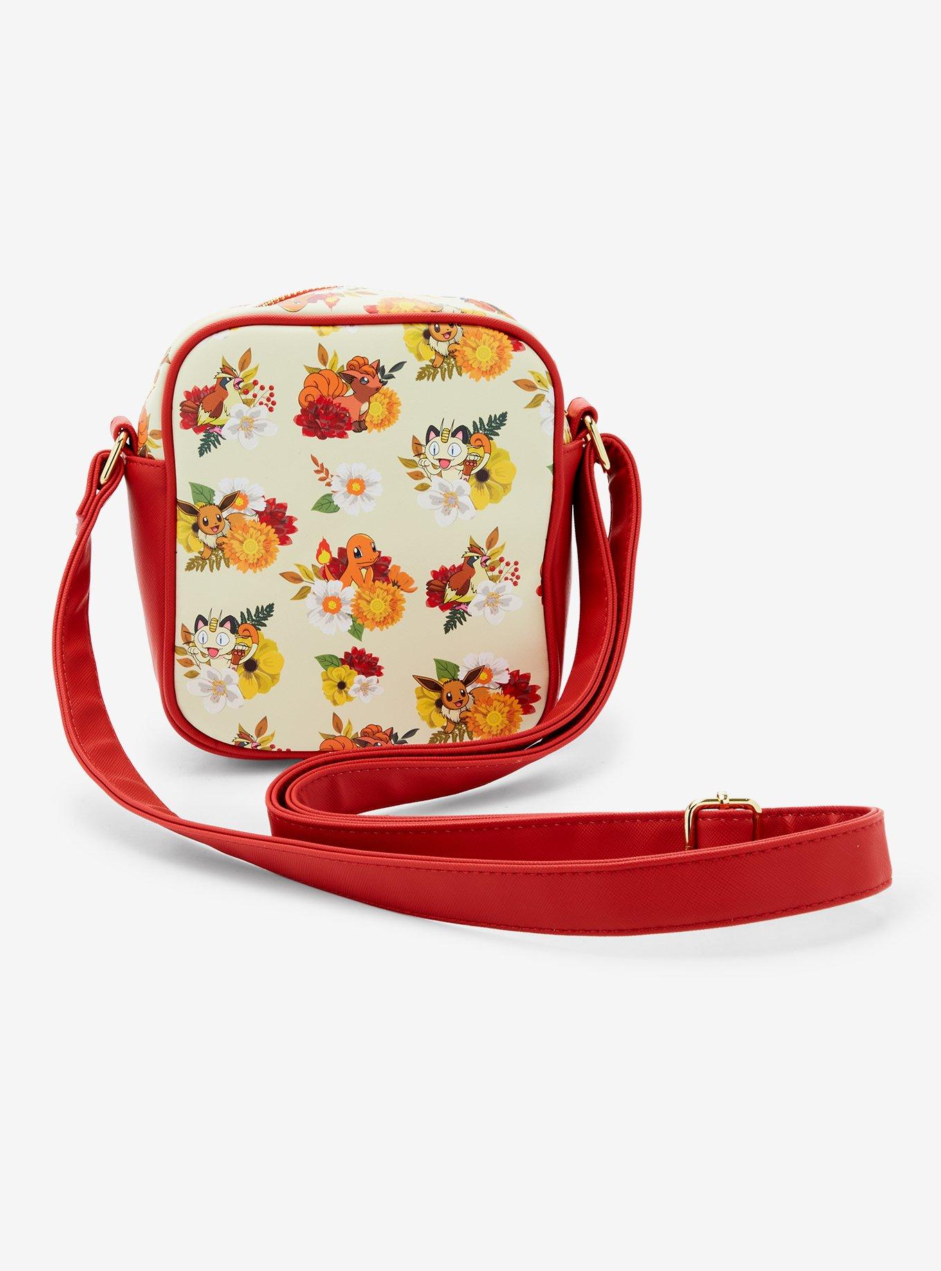 Loungefly Pokémon Charmander & Friends Floral Crossbody Bag - BoxLunch Exclusive, , alternate