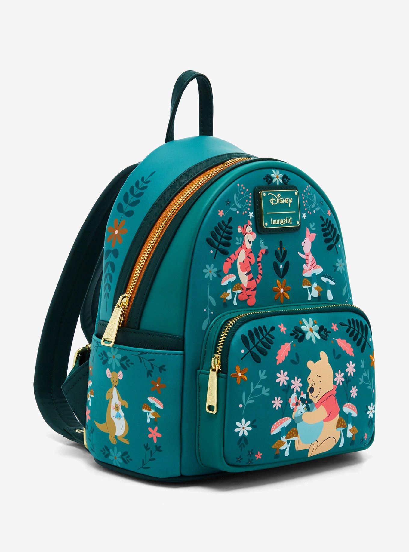 Loungefly Disney Winnie the Pooh Floral Mini Backpack - BoxLunch Exclusive, , hi-res