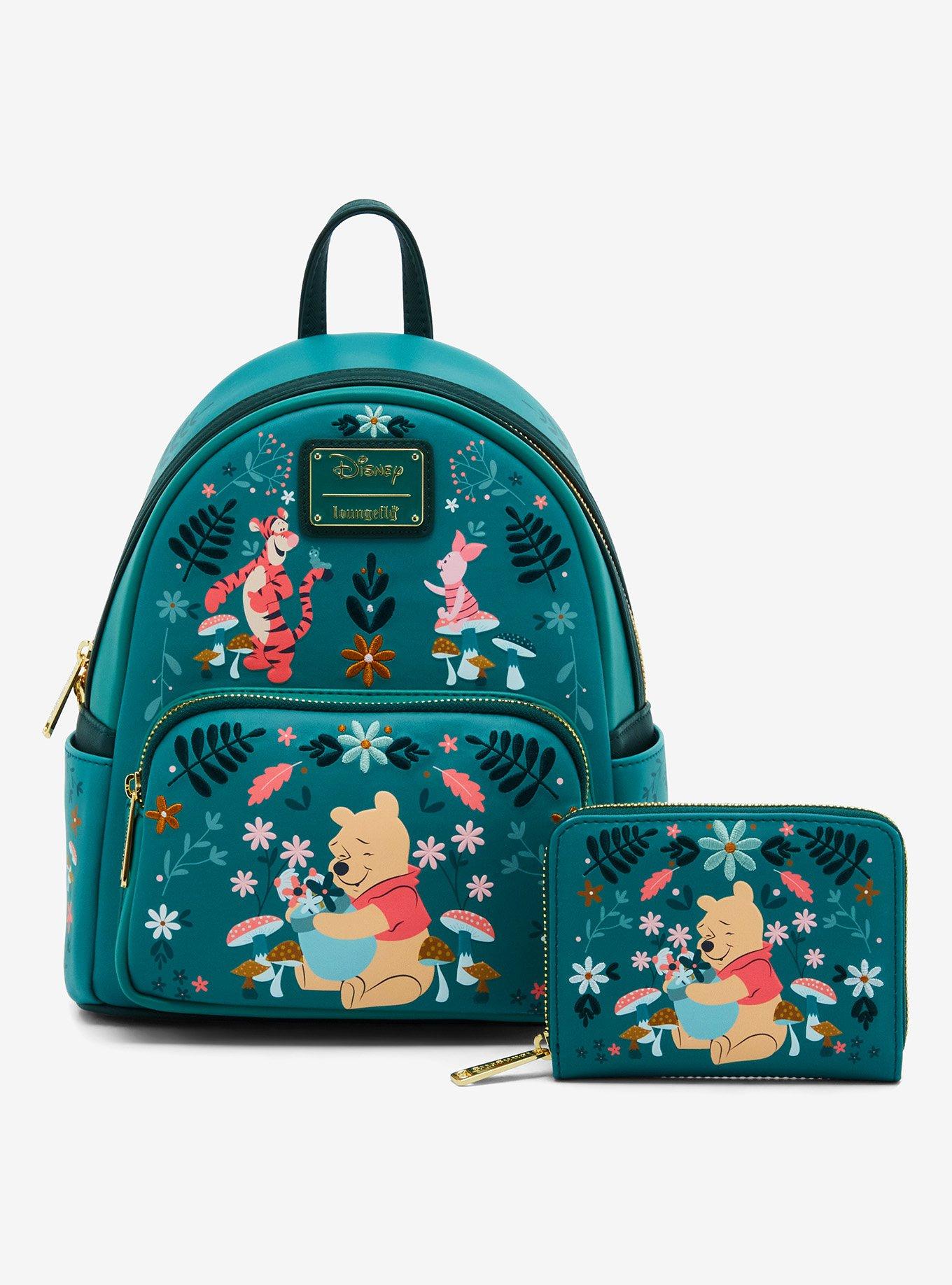 Loungefly Disney Winnie the Pooh Floral Mini Backpack - BoxLunch Exclusive, , alternate