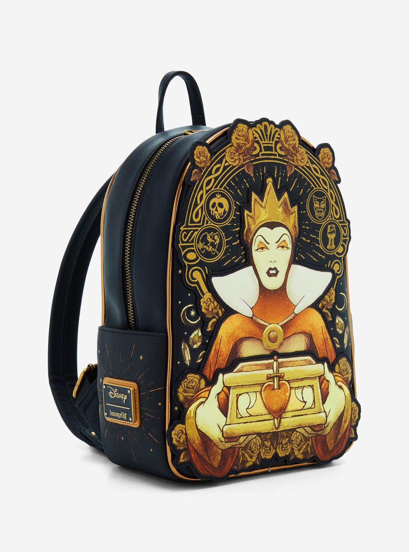 Loungefly Disney Snow White and the Seven Dwarfs Evil Queen Portrait Mini Backpack - BoxLunch Exclusive, , alternate