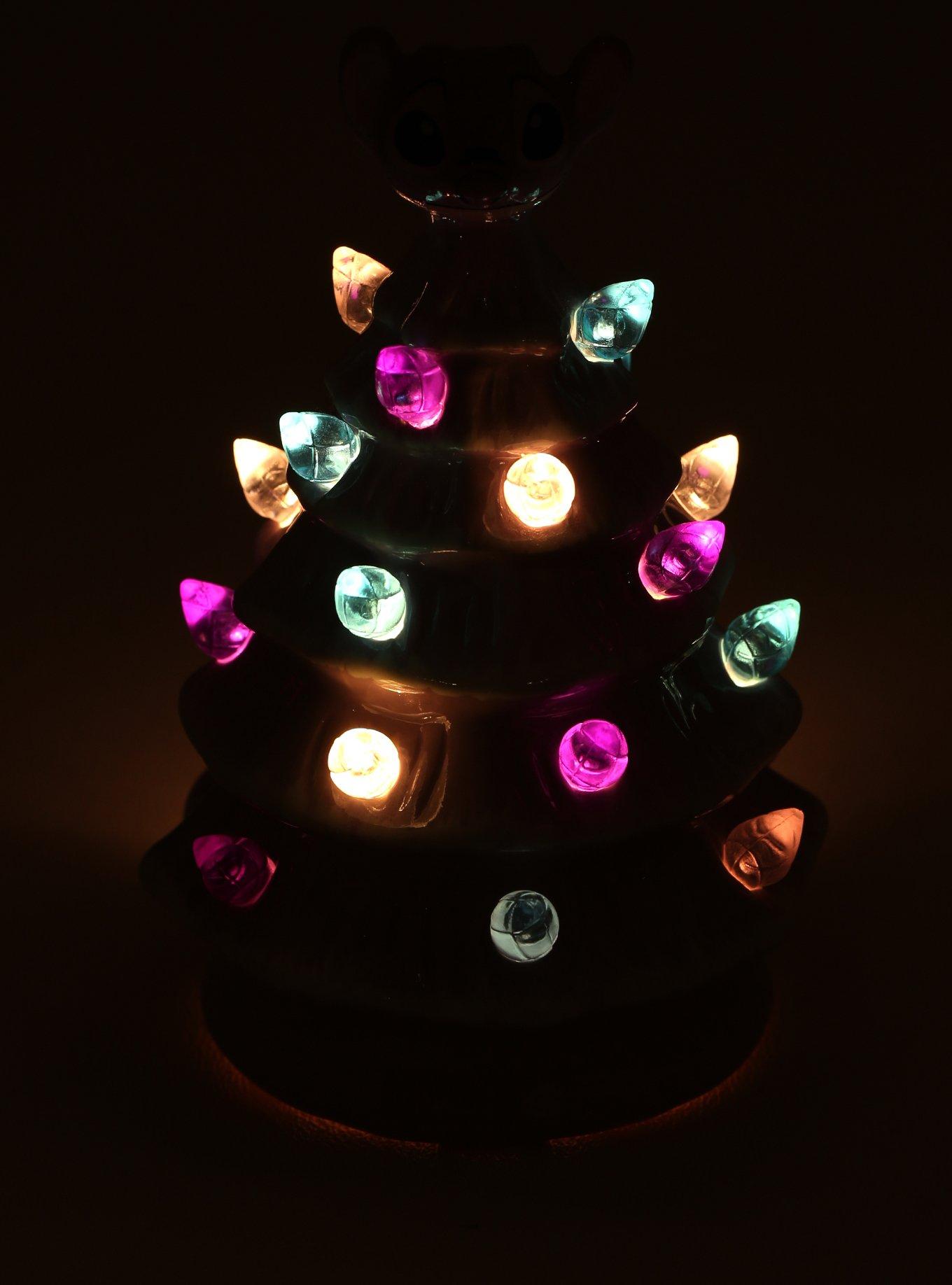 Disney Lilo & Stitch Angel Light-Up Mini Christmas Tree Figure - BoxLunch Exclusive, , alternate