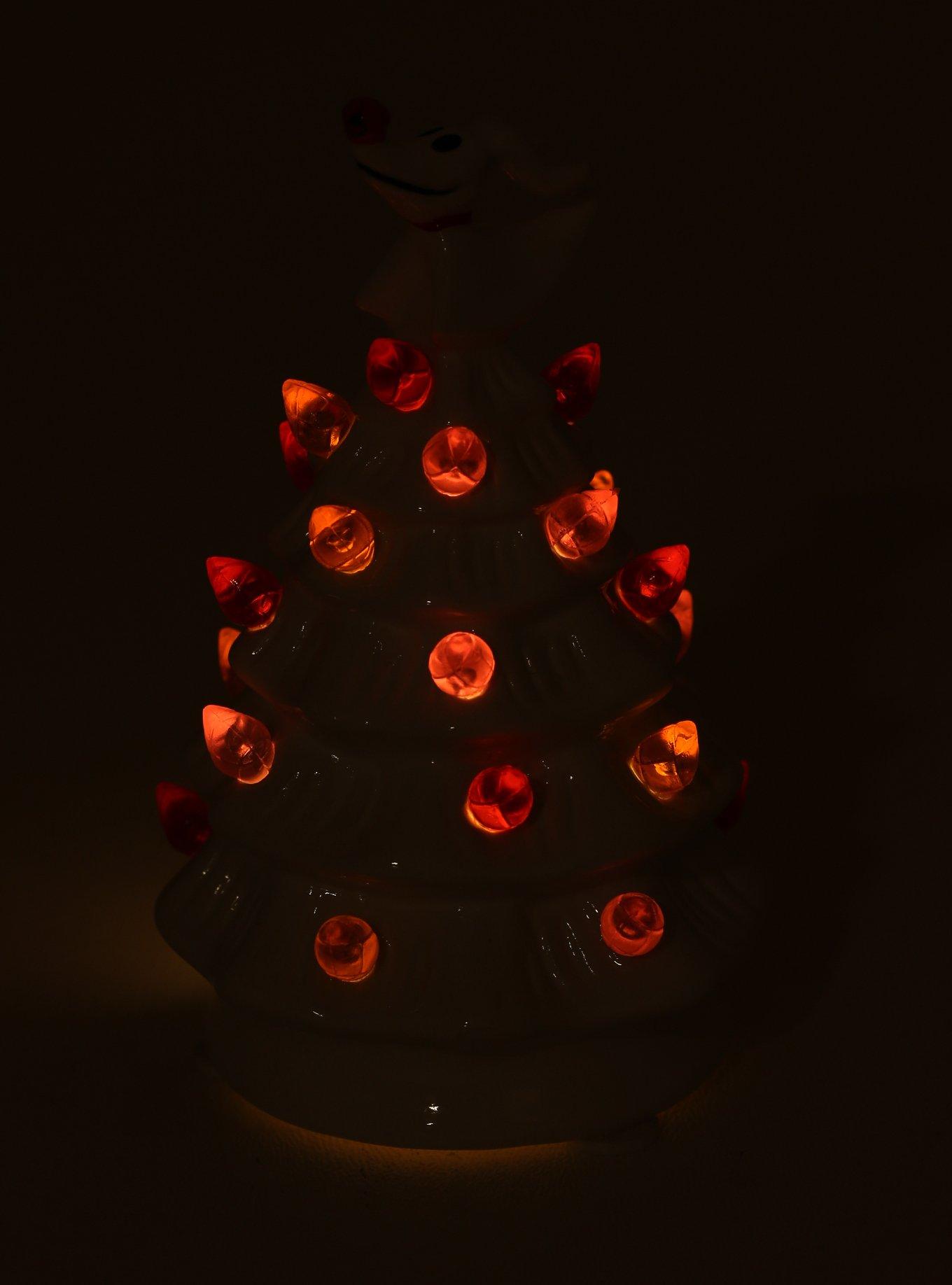 Disney The Nightmare Before Christmas Zero Light-Up Mini Christmas Tree Figure - BoxLunch Exclusive, , alternate