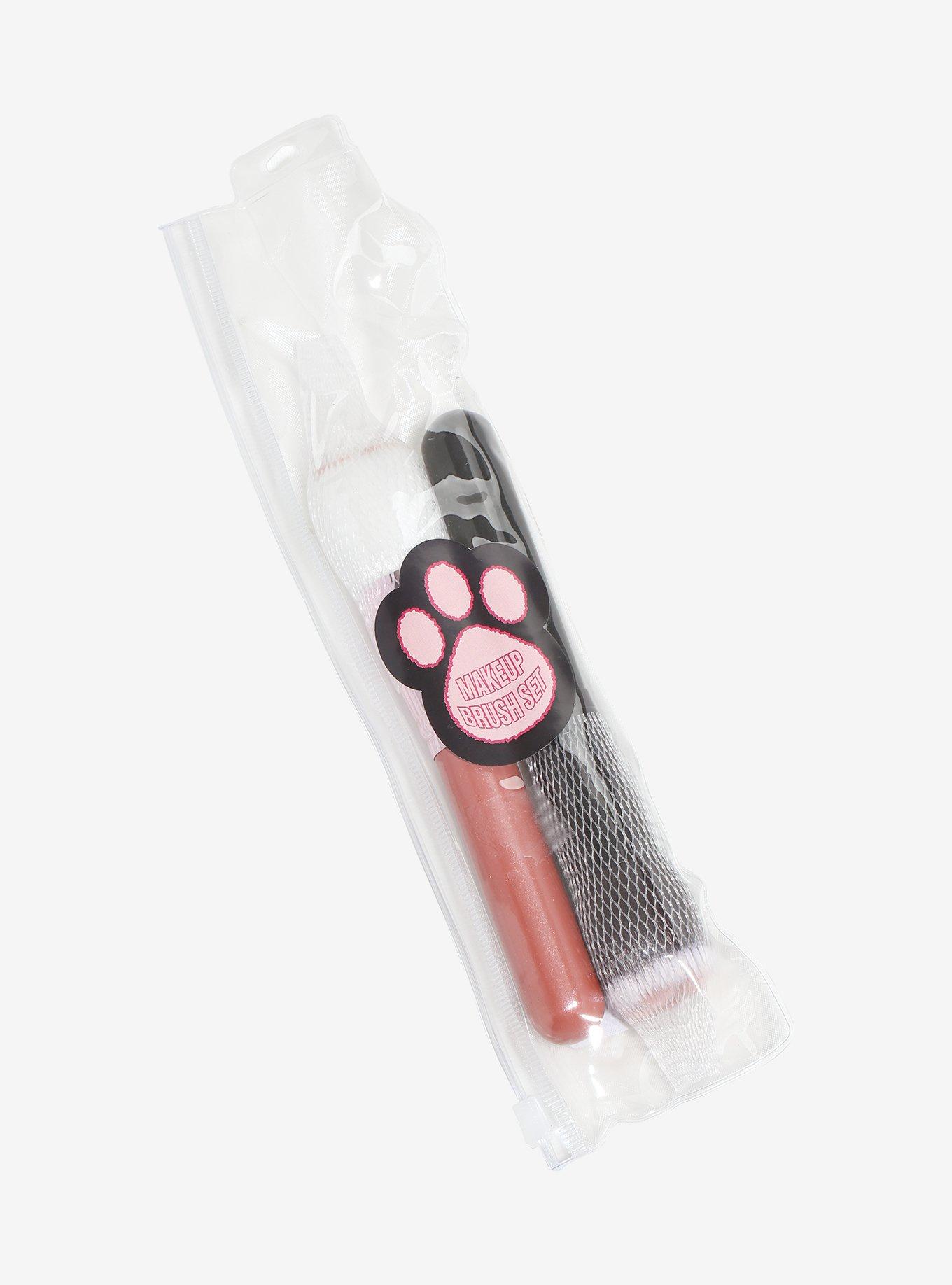 Cat Paw Makeup Brush Set, , alternate
