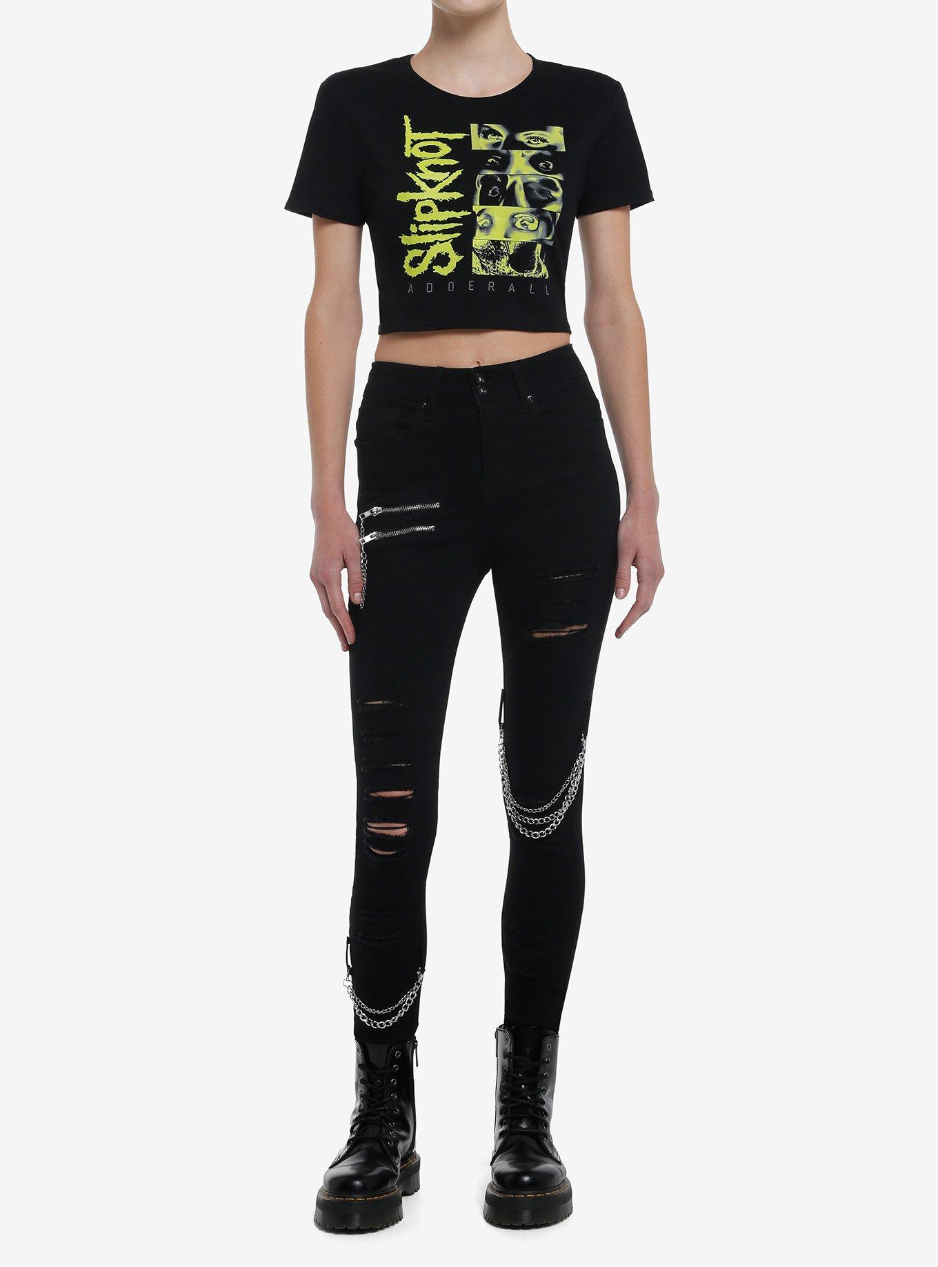 Slipknot Adderall Girls Baby T-Shirt, BLACK, alternate