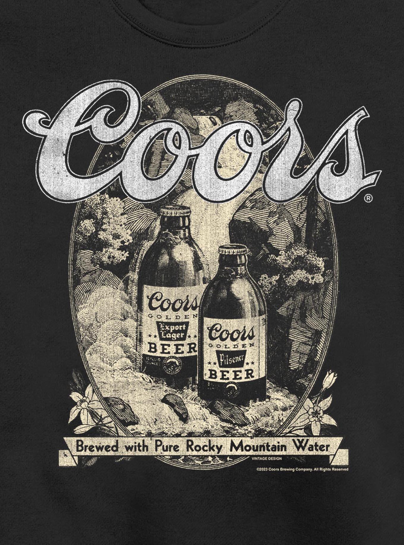 Coors Brewing Company Vintage Banquet Sweatshirt, BLACK, alternate