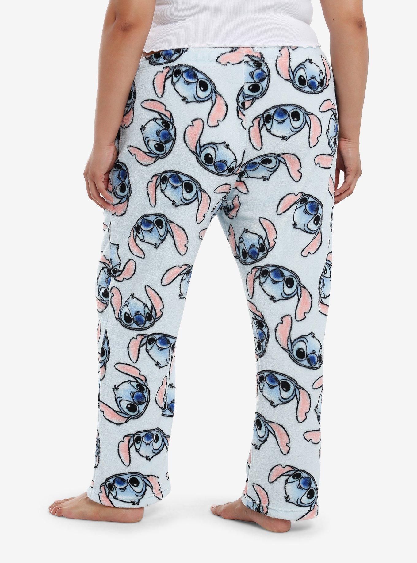 Disney Lilo & Stitch Face Pajama Pants Plus Size, , hi-res