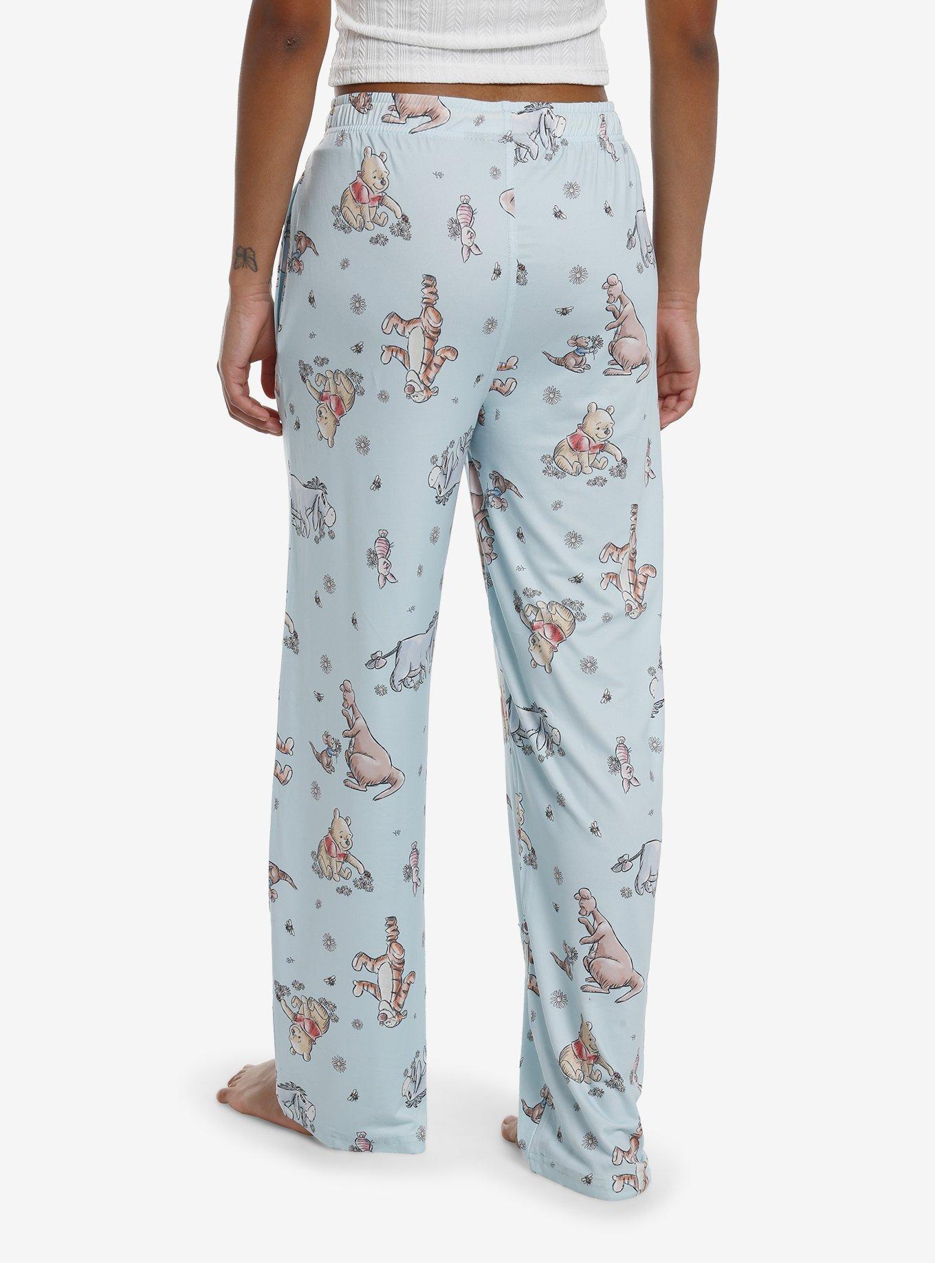 Disney Winnie The Pooh Pastel Character Pajama Pants, , hi-res