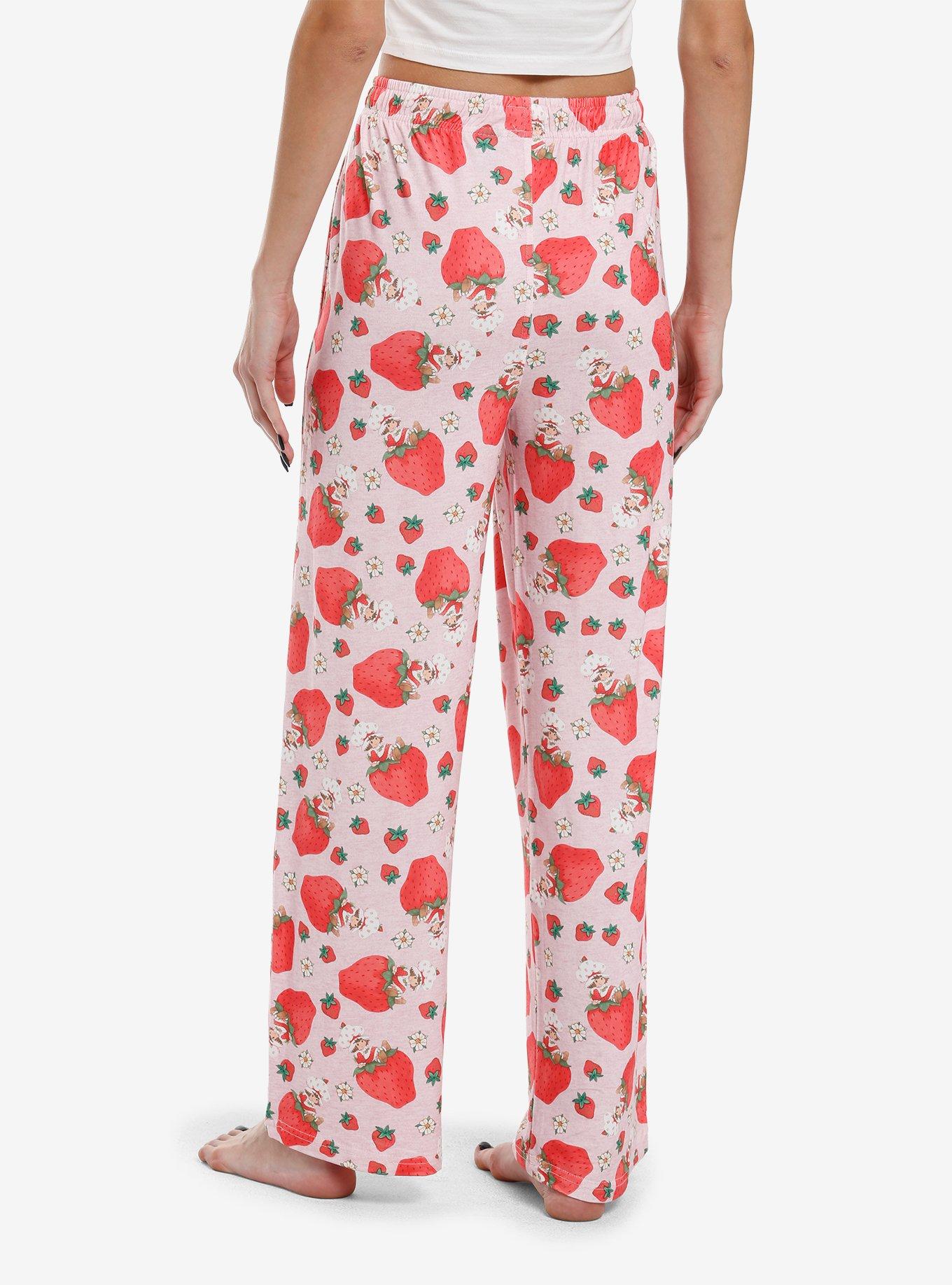 Strawberry Shortcake Strawberry & Flowers Pajama Pants, , hi-res