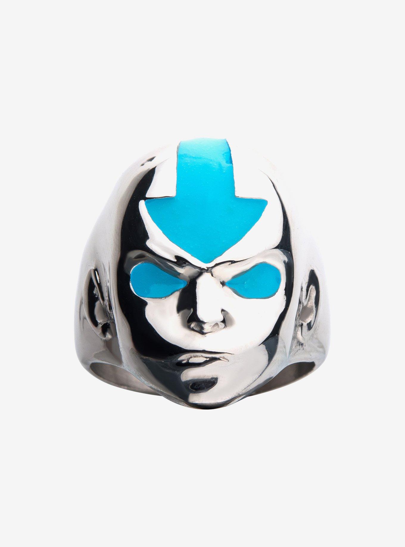 Avatar: The Last Airbender Aang Steel Ring