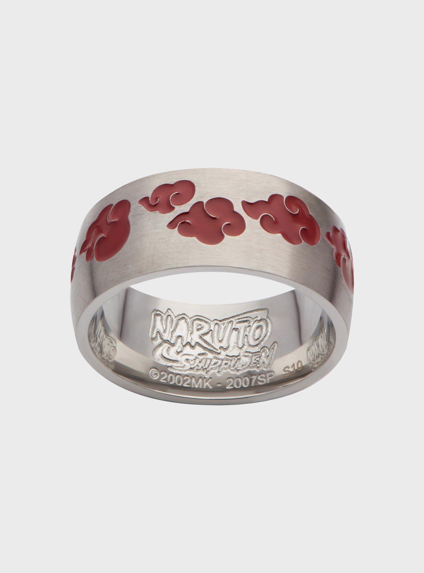 Naruto Shippuden Akatsuki Logo Ring, MULTI, alternate