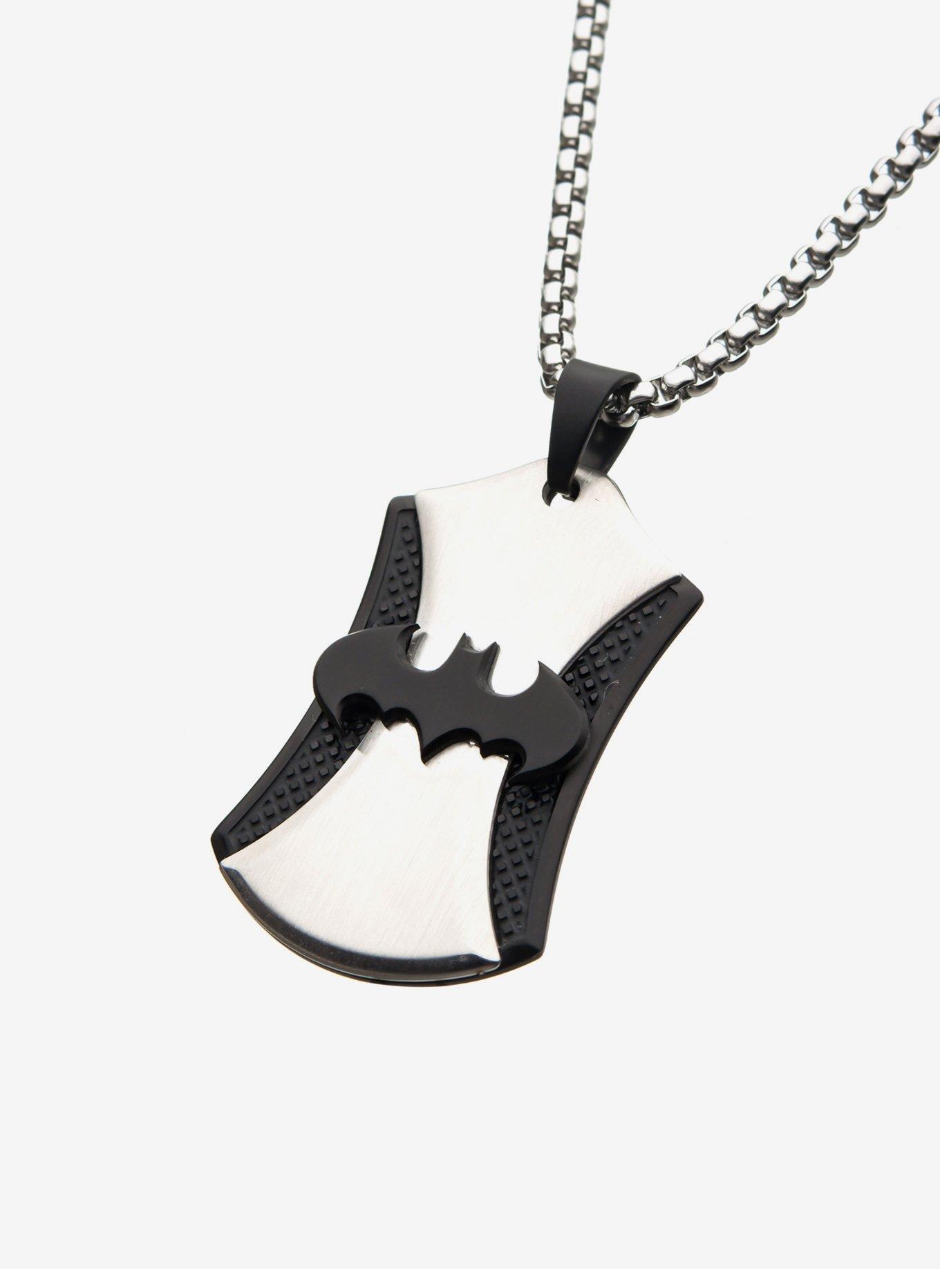 DC Comics Batman Dog Tag Pendant Necklace, , hi-res