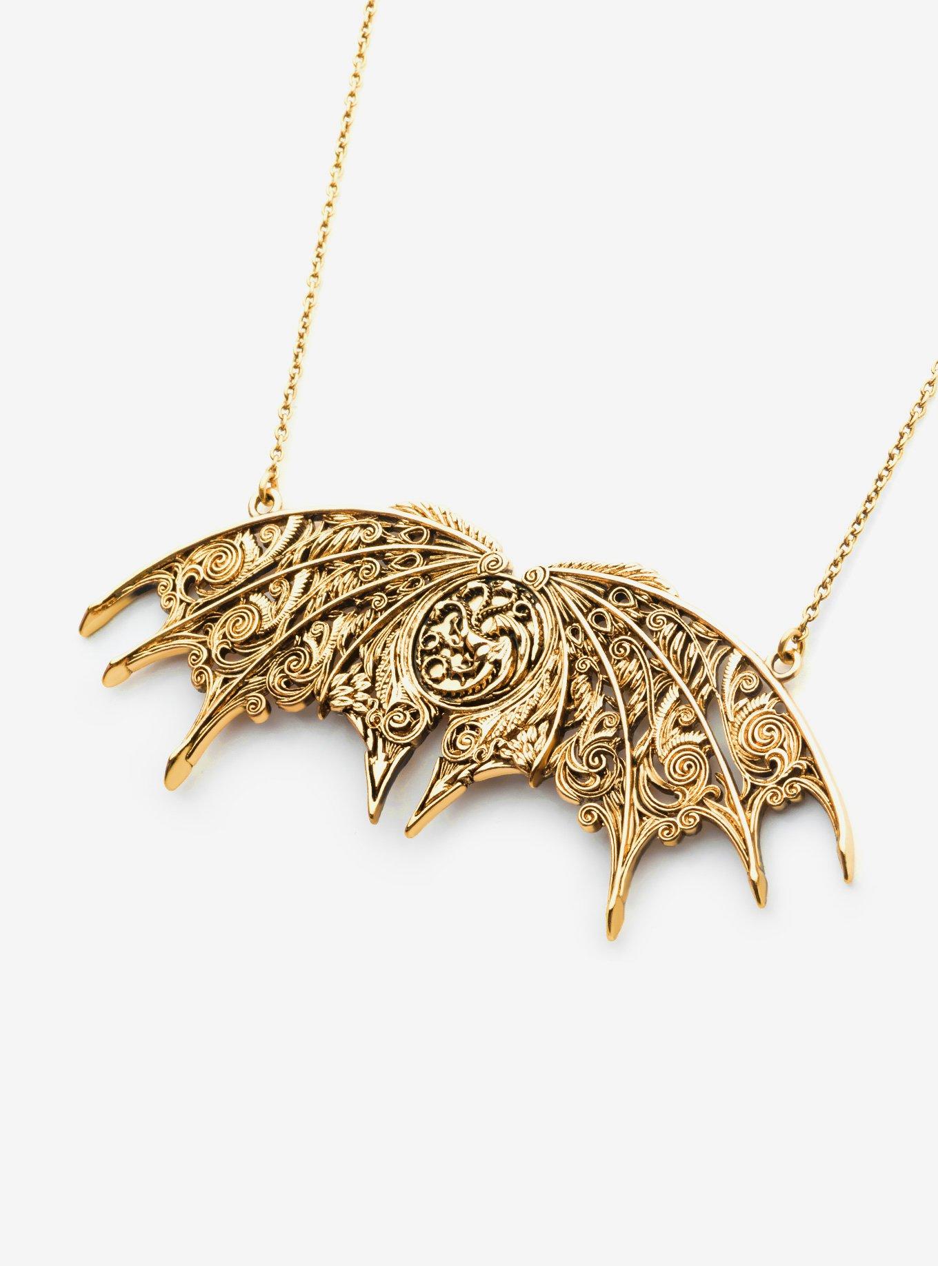 House of the Dragon Targaryen Plate Double Hung Necklace