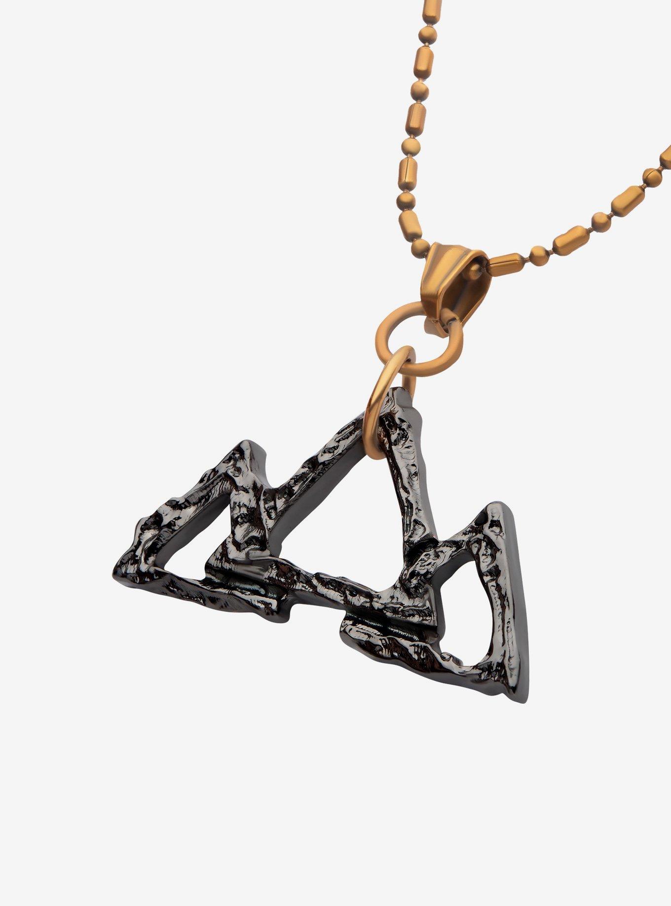DC Comics Black Adam Triple Triangle Necklace, , alternate