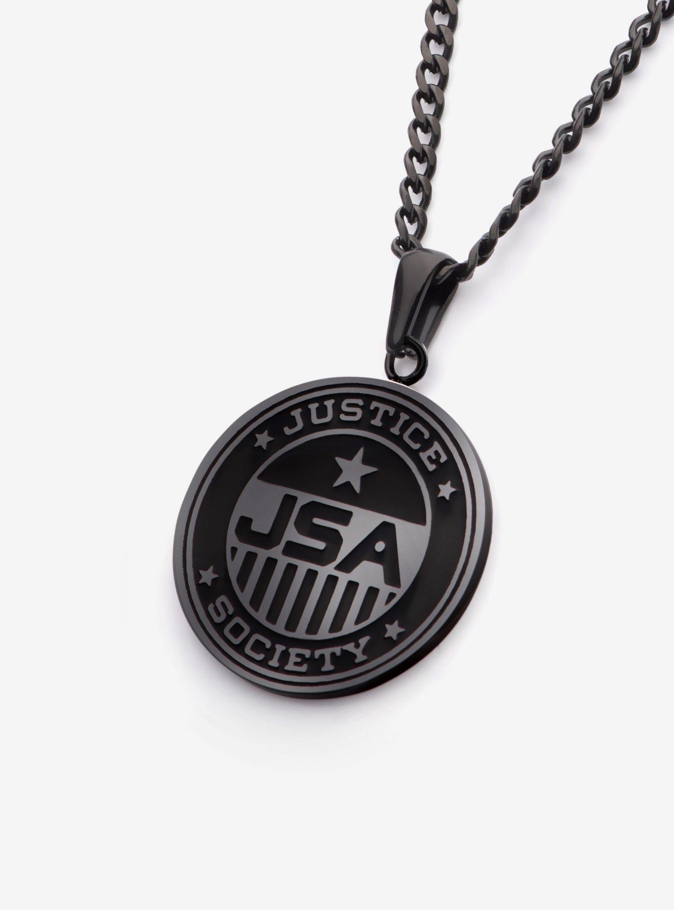 DC Comics Black Adam Black JSA Necklace, , hi-res