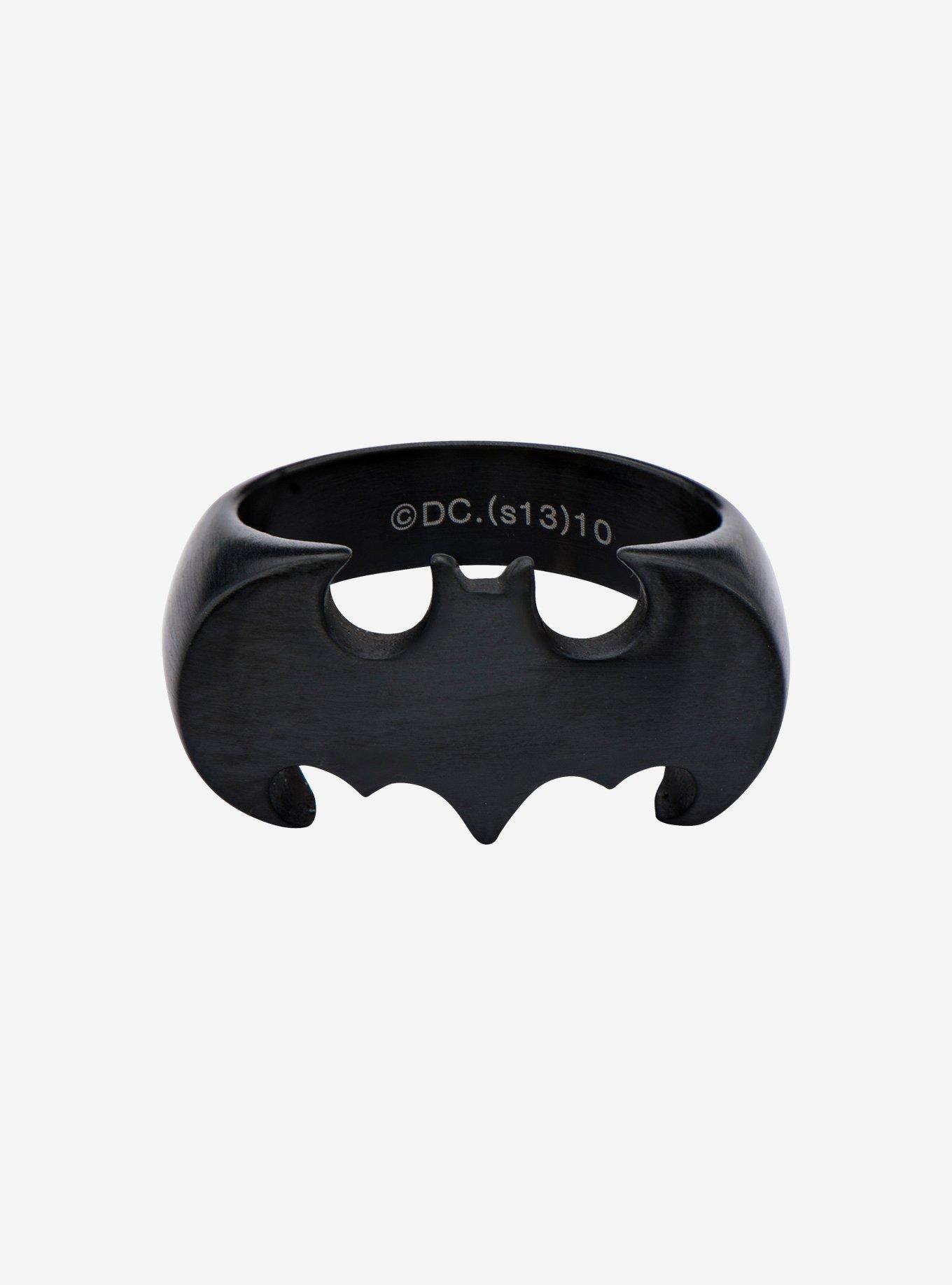 DC Comics Batman Cutout Ring, BLACK, alternate