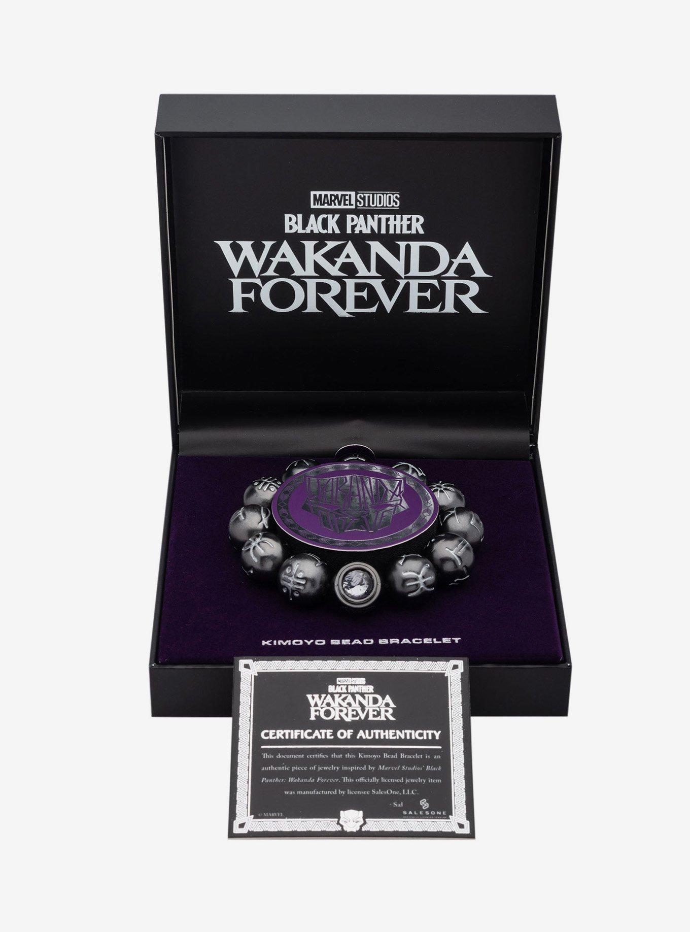 Marvel Black Panther: Wakanda Forever Black Kimoyo Beads Bracelet, , alternate