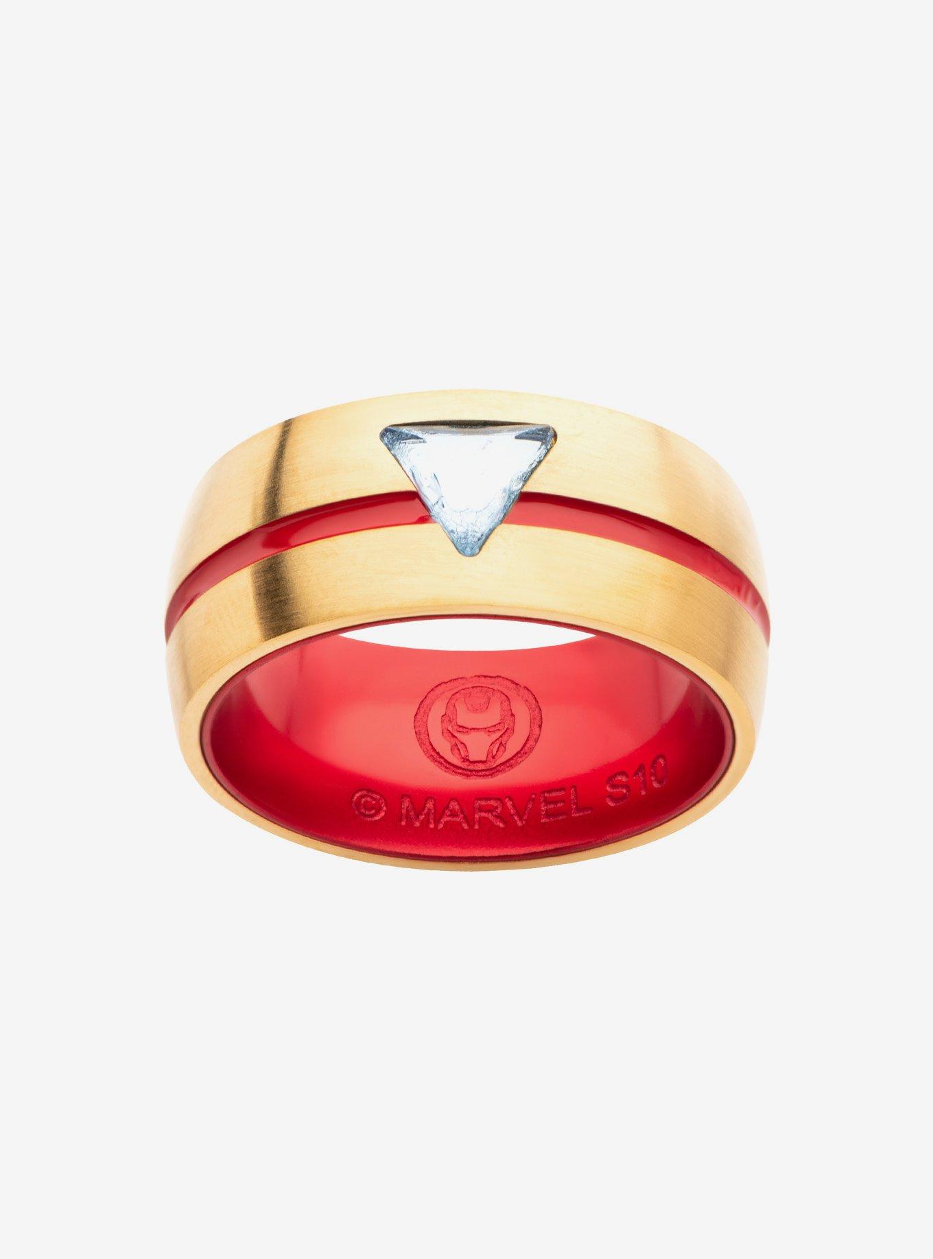 Marvel Iron Man CZ Arc Reactor Ring, , hi-res