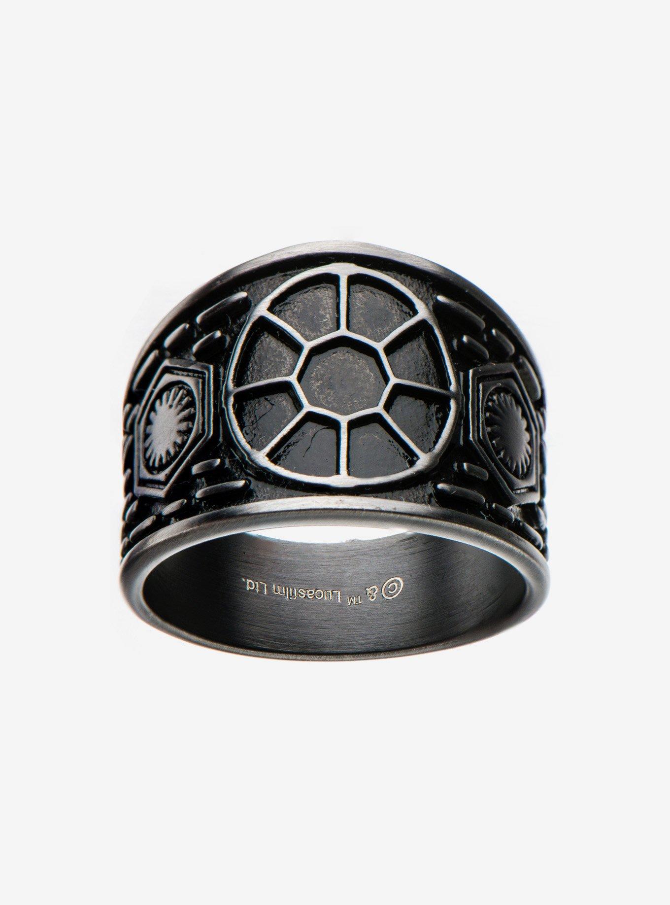Star Wars Episode VIII: The Last Jedi Tie Fighter Signet Ring, MULTI, alternate