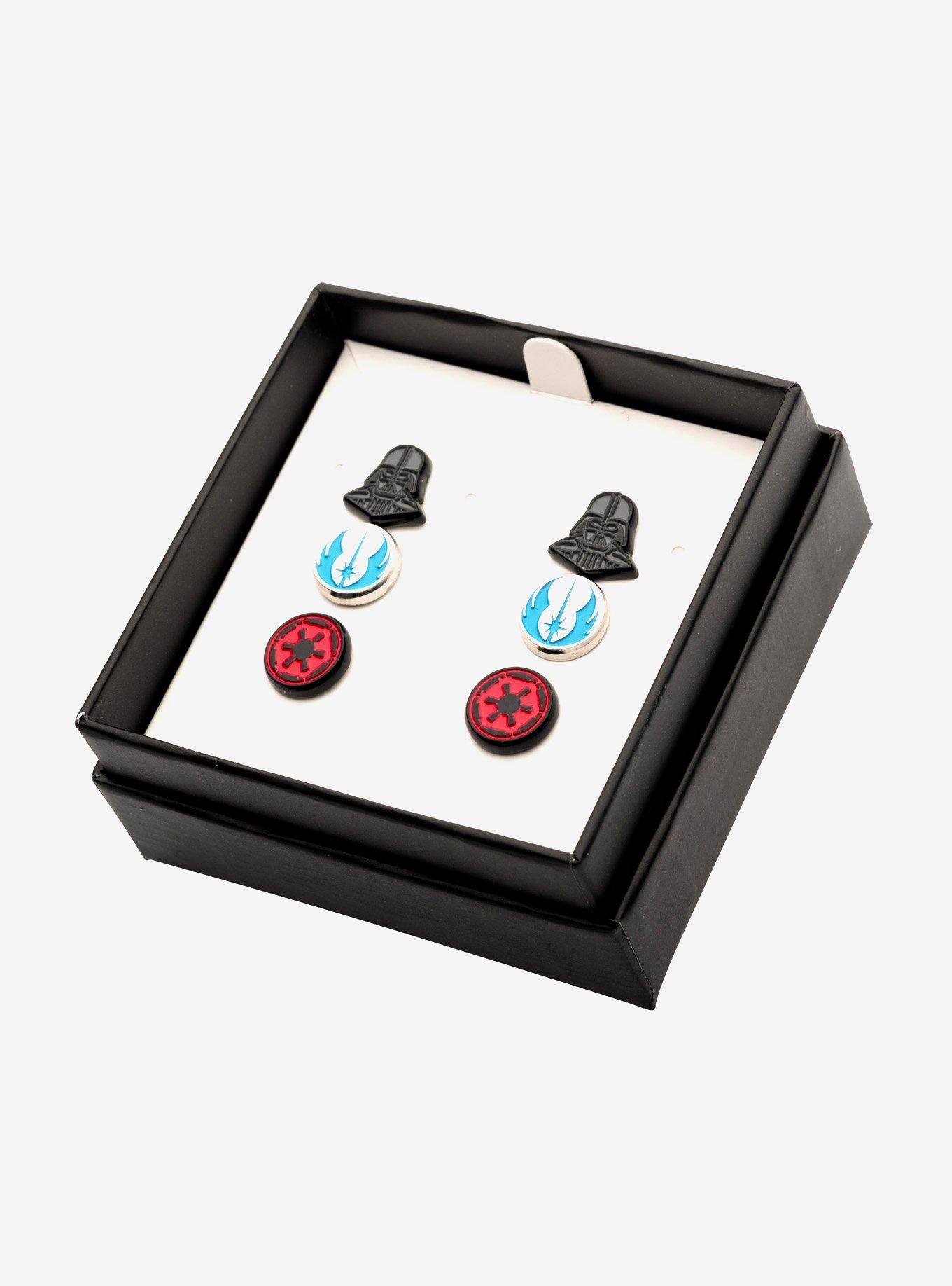 Star Wars Obi-Wan Vader Jedi Earring Stud Set, , alternate