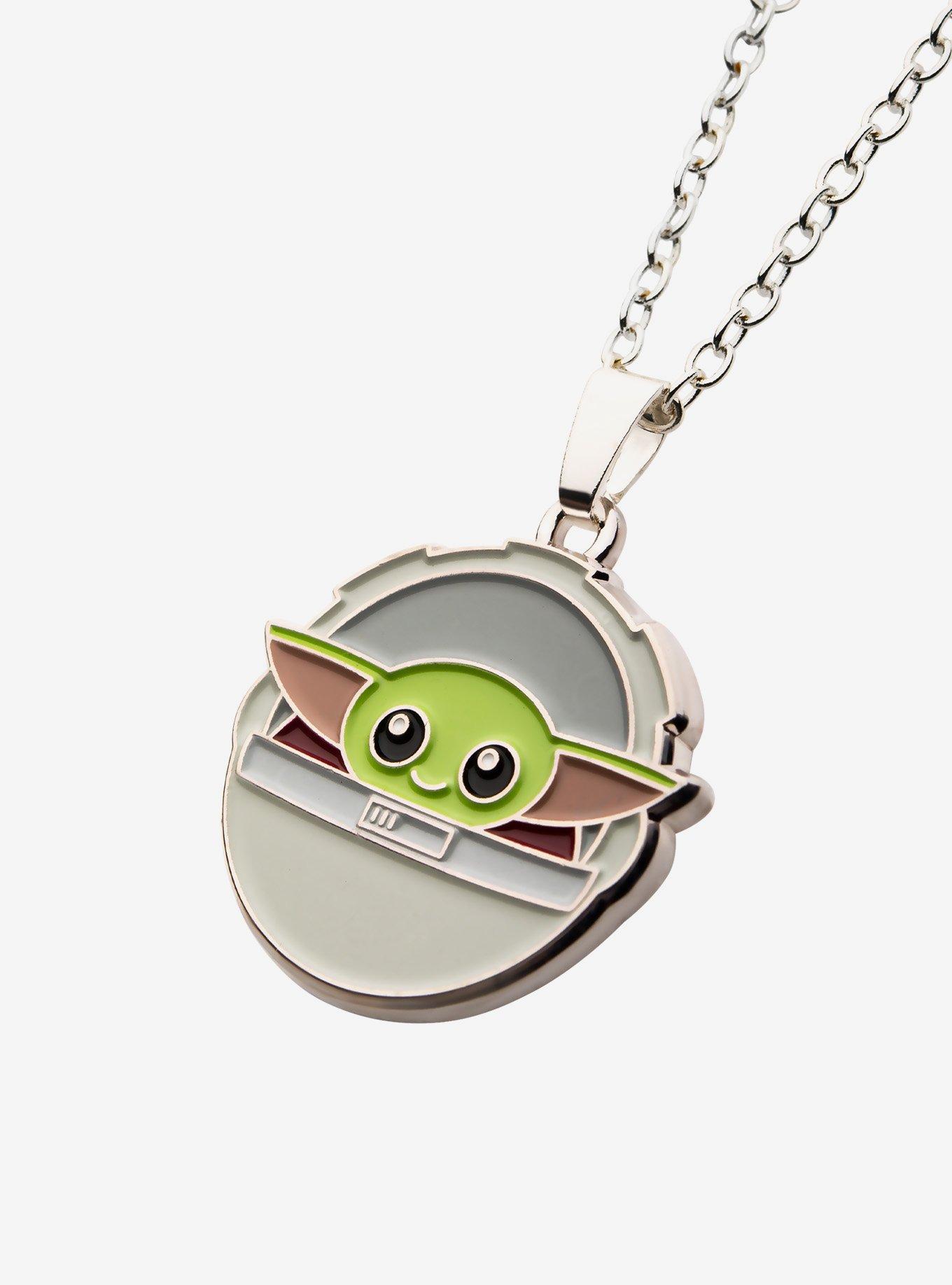 Star Wars: The Mandalorian Grogu Necklace And Earring Set, , hi-res