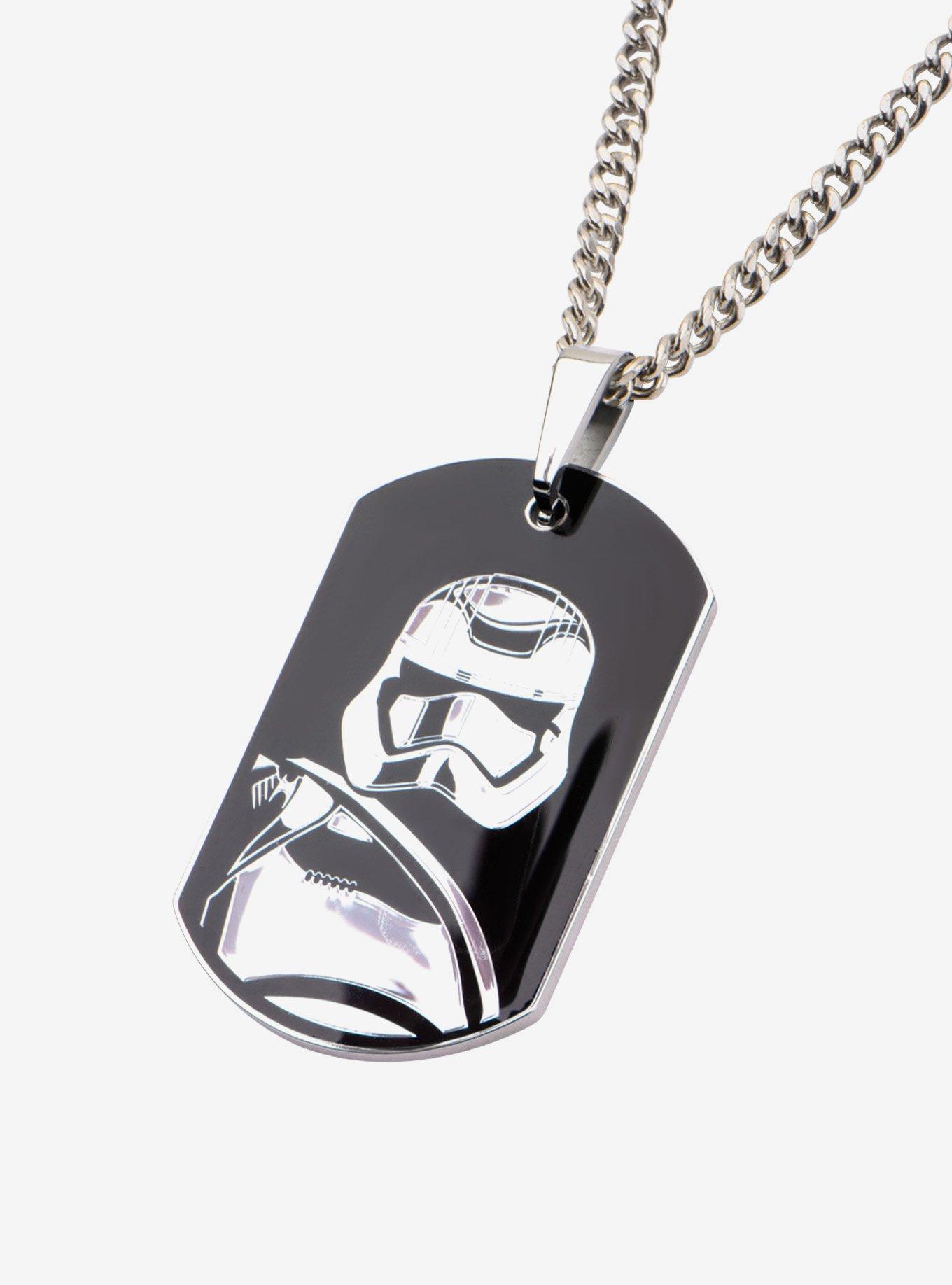 Star Wars Episode VII: The Force Awakens Captain Phasma Dog Tag Pendant Necklace, , alternate