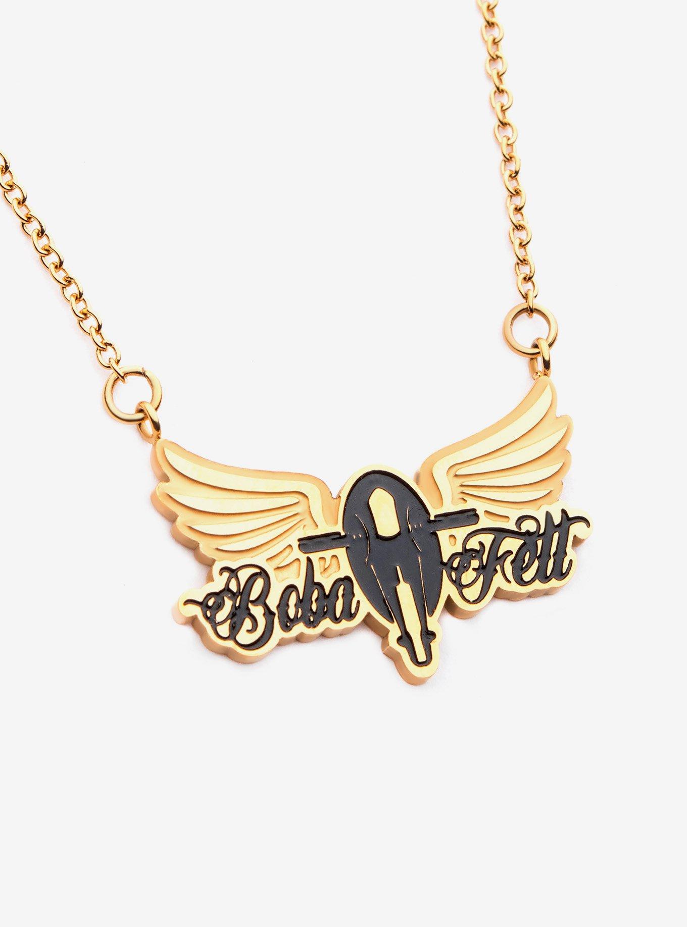 Star Wars Boba Fett Rock Pendant Necklace, , hi-res