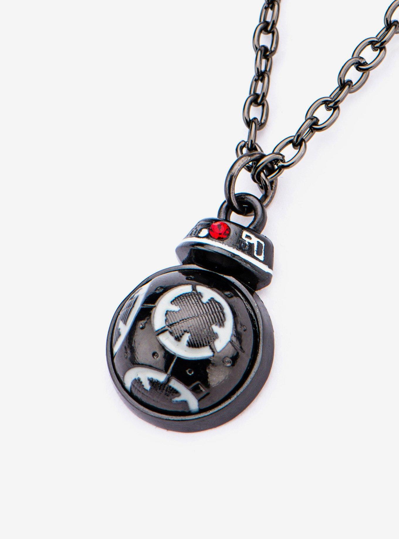 Star Wars Episode VIII: The Last Jedi BB-9E Spinning Bottom Pendant Necklace, , alternate