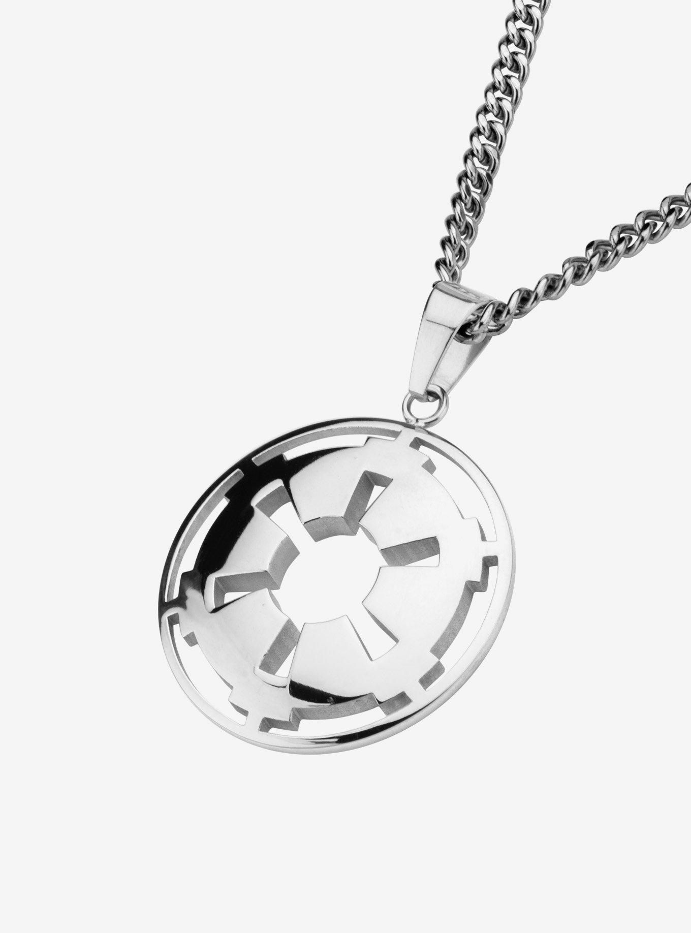 Star Wars Cut Out Galactic Empire Symbol Small Pendant Necklace