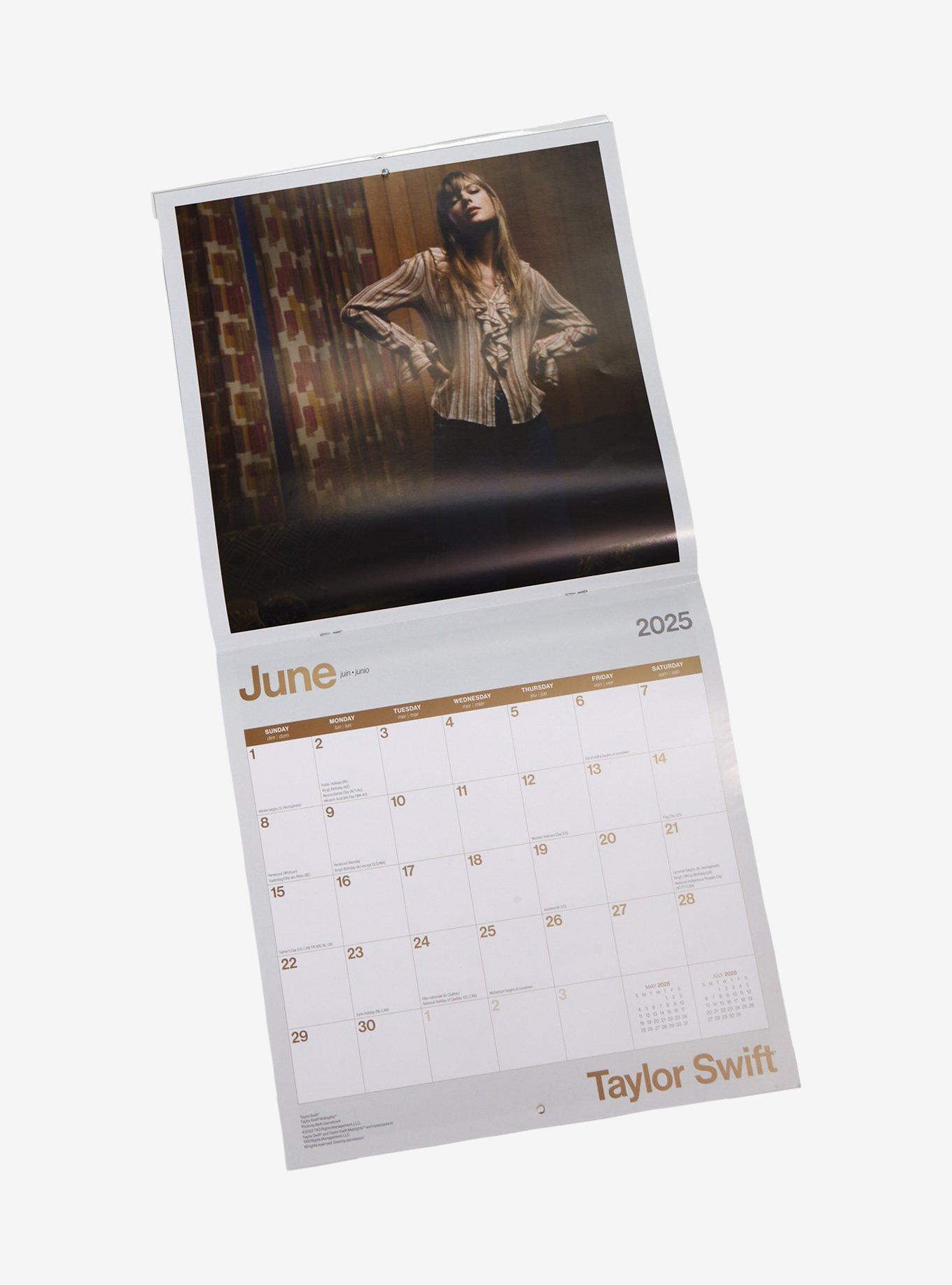 Taylor Swift July 2024 - December 2025 Calendar, , alternate