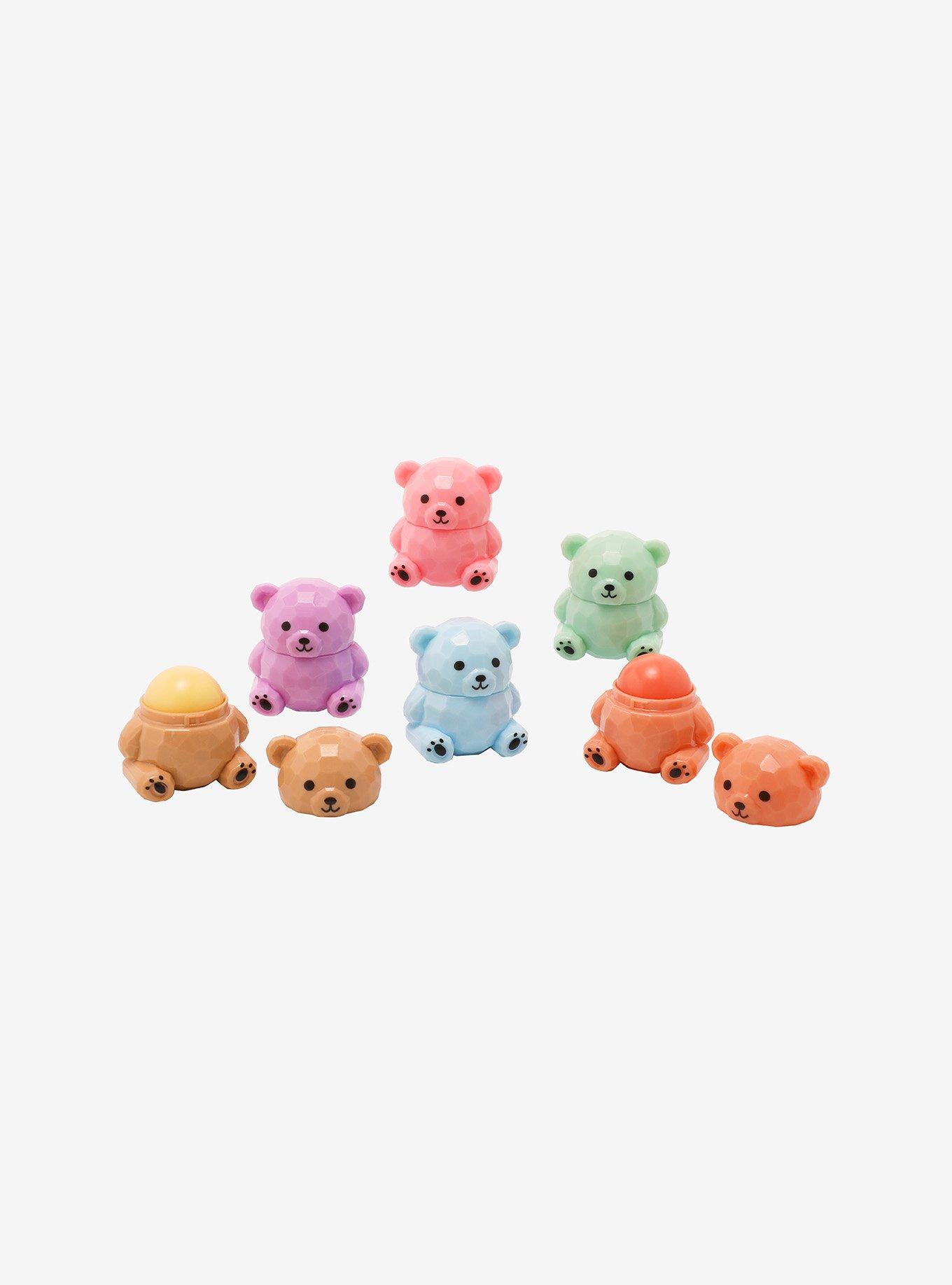 Pastel Teddy Bear Assorted Blind Lip Balm, , hi-res