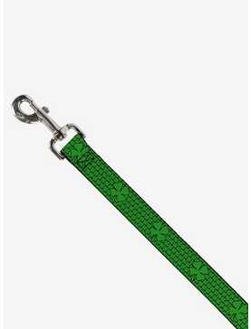 St. Patrick's Day Clovers Green Dog Leash, , hi-res