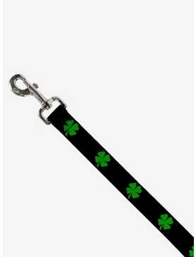 St. Patrick's Day Black Green Dog Leash, , hi-res