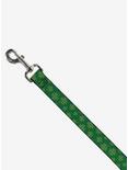 St. Patrick's Day Clovers Scattered Green Dog Leash, , alternate