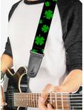 St. Patrick's Day Clovers Scattered Guitar Strap, , alternate