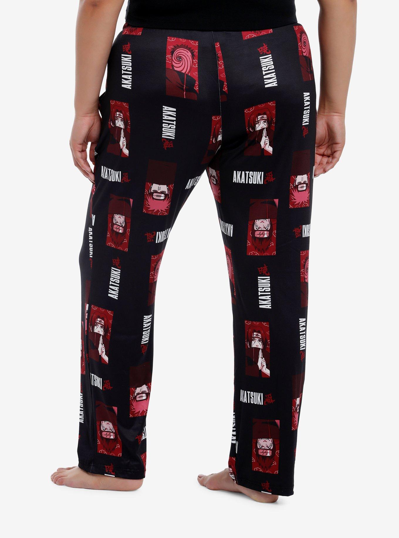 Naruto Shippuden Akatsuki Characters Pajama Pants Plus Size, , hi-res