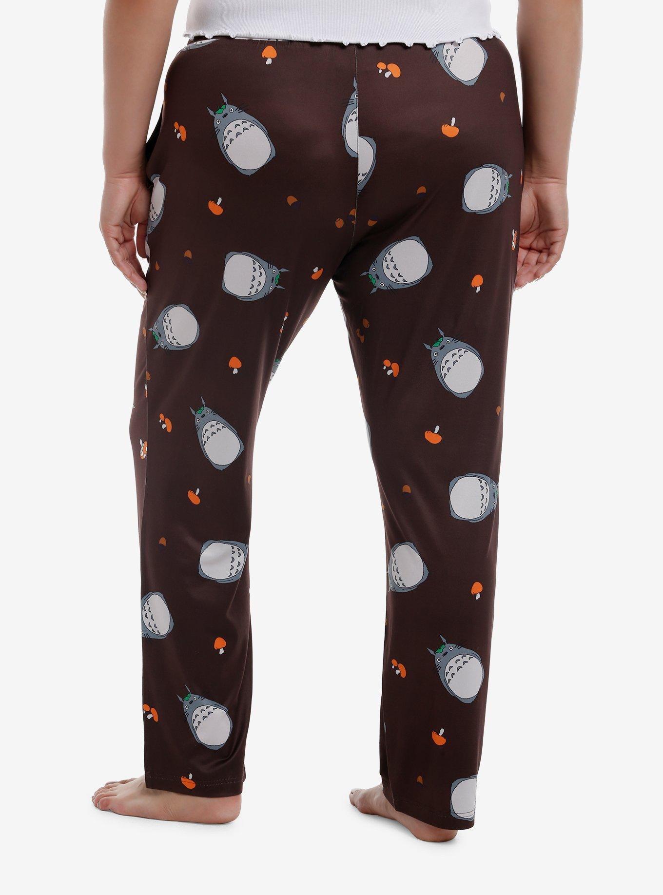 Studio Ghibli® My Neighbor Totoro Mushrooms & Acorns Girls Pajama Pants Plus Size, , hi-res