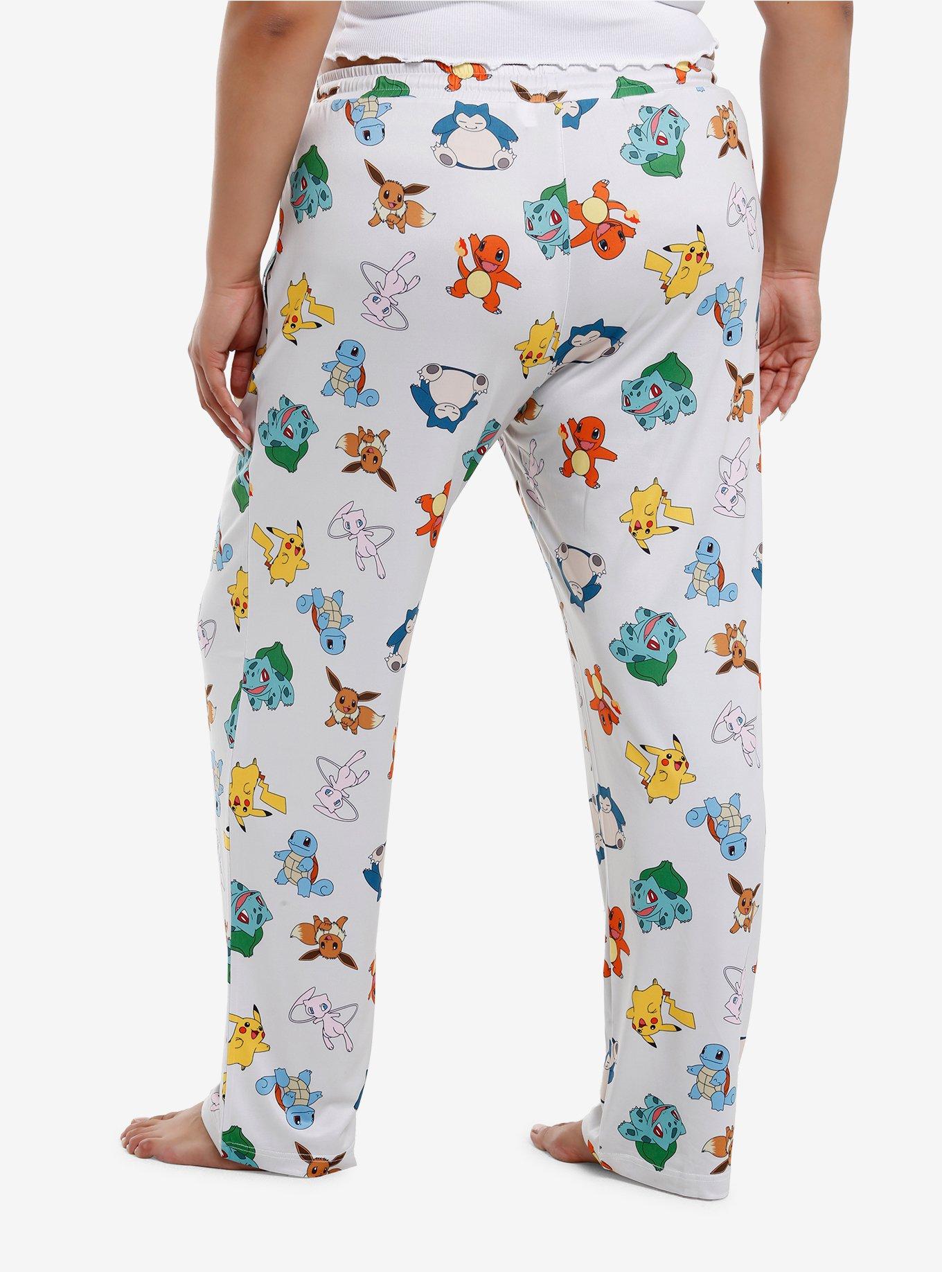 Pokemon Kanto Region Pajama Pants Plus Size, , hi-res