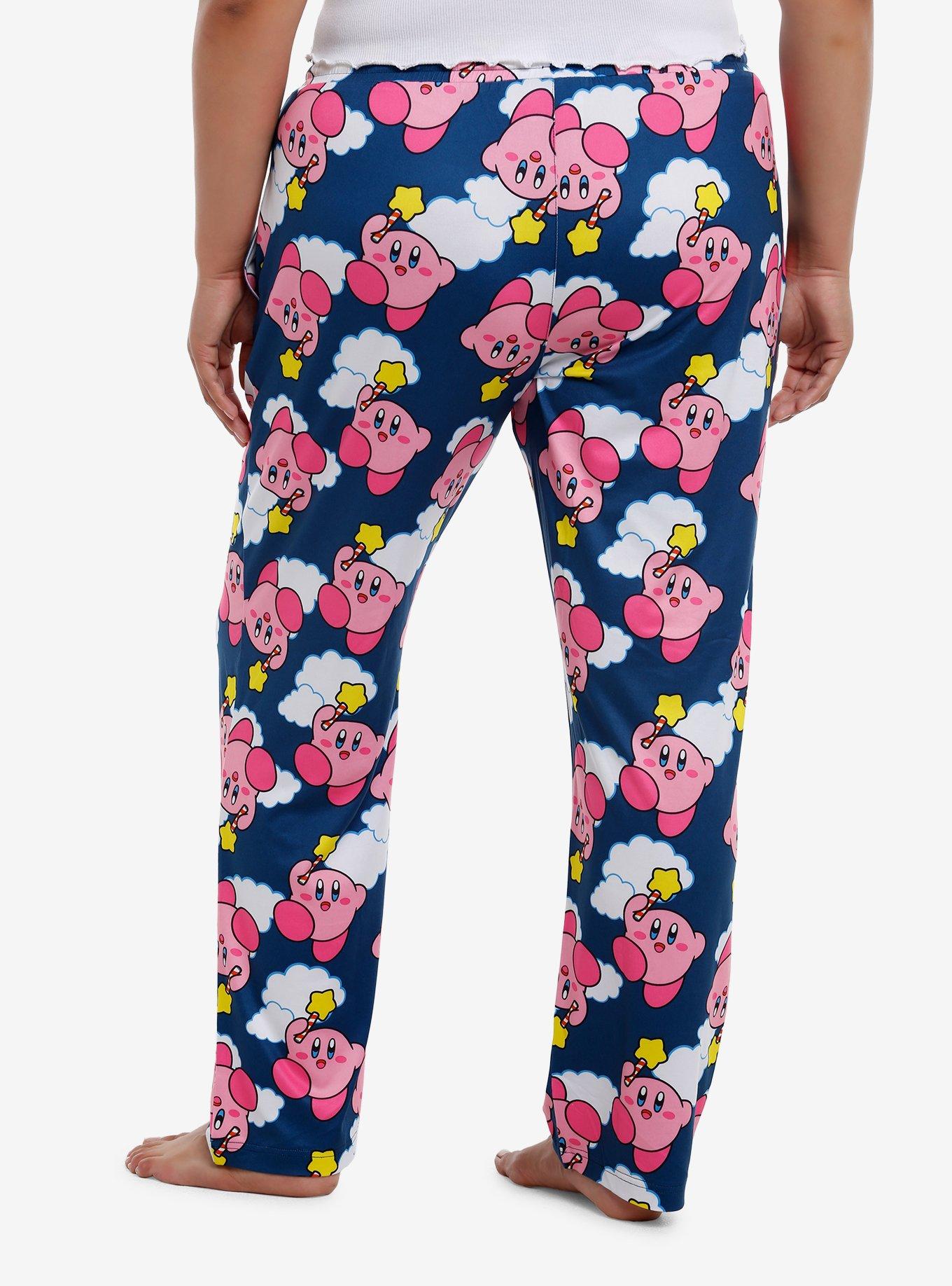 Kirby Star Cloud Pajama Pants Plus Size, , hi-res