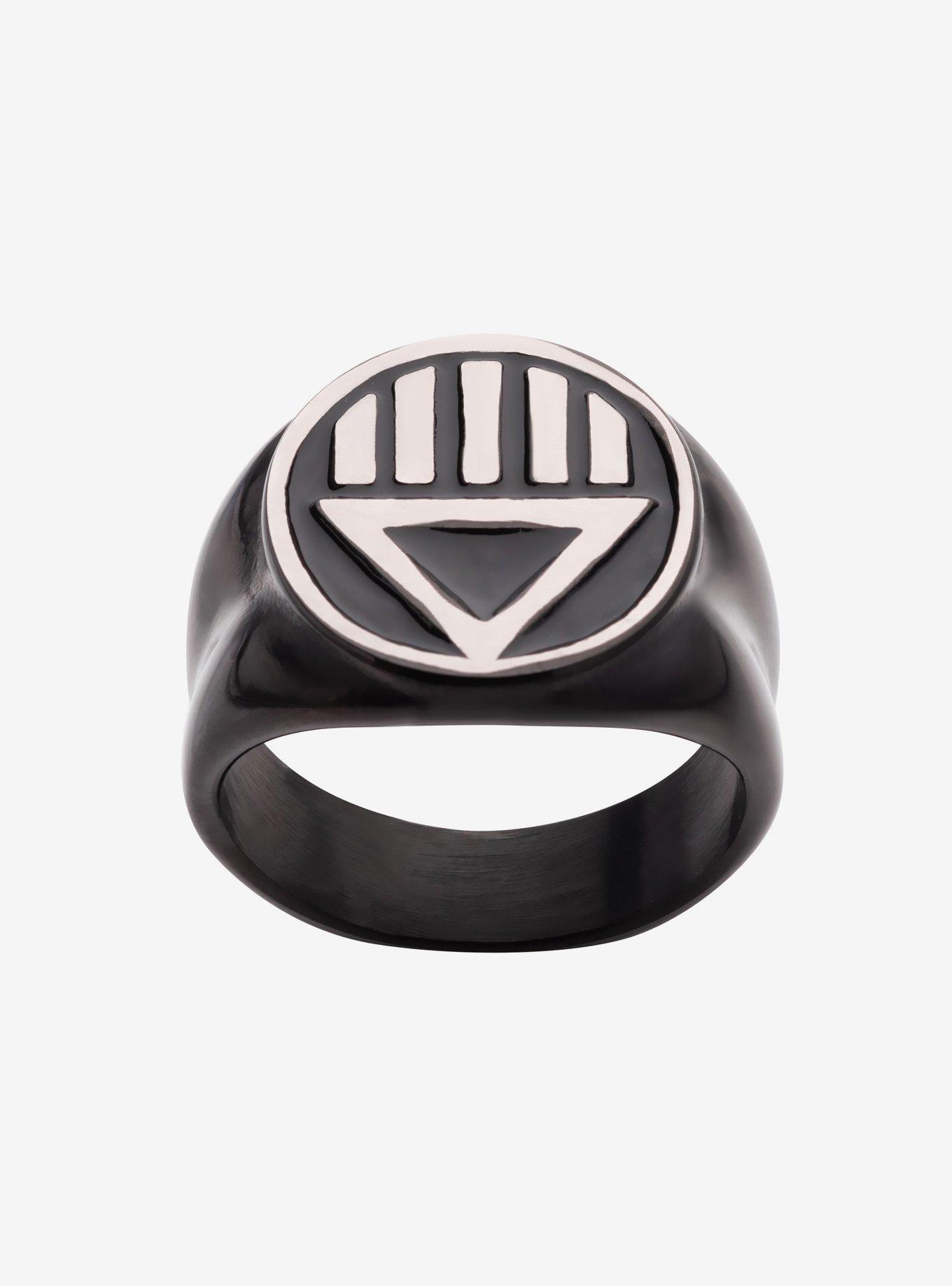 DC Comics Green Lantern "Death" Symbol Ring, , hi-res