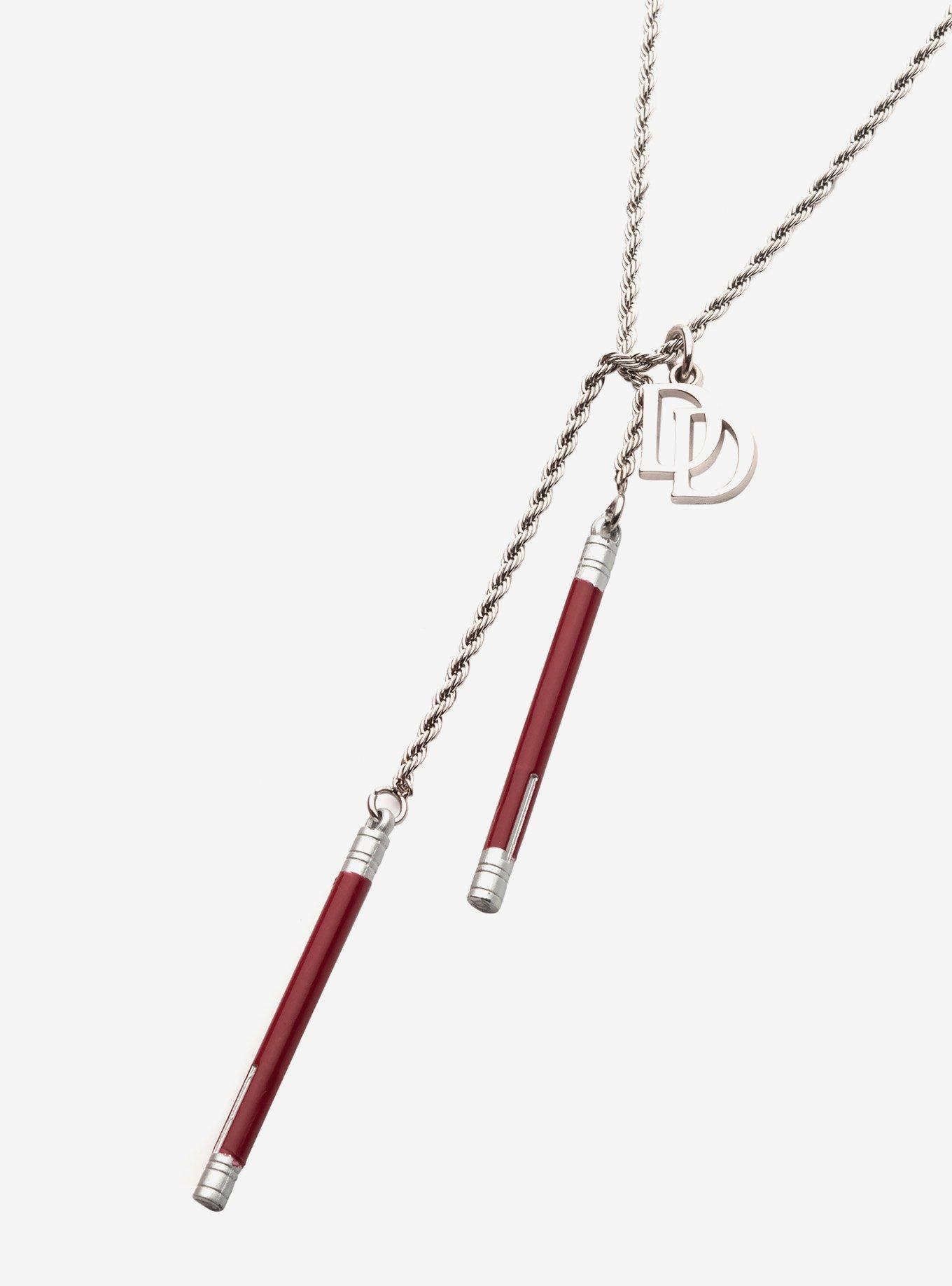 Marvel Daredevil Weapon Necklace, , alternate