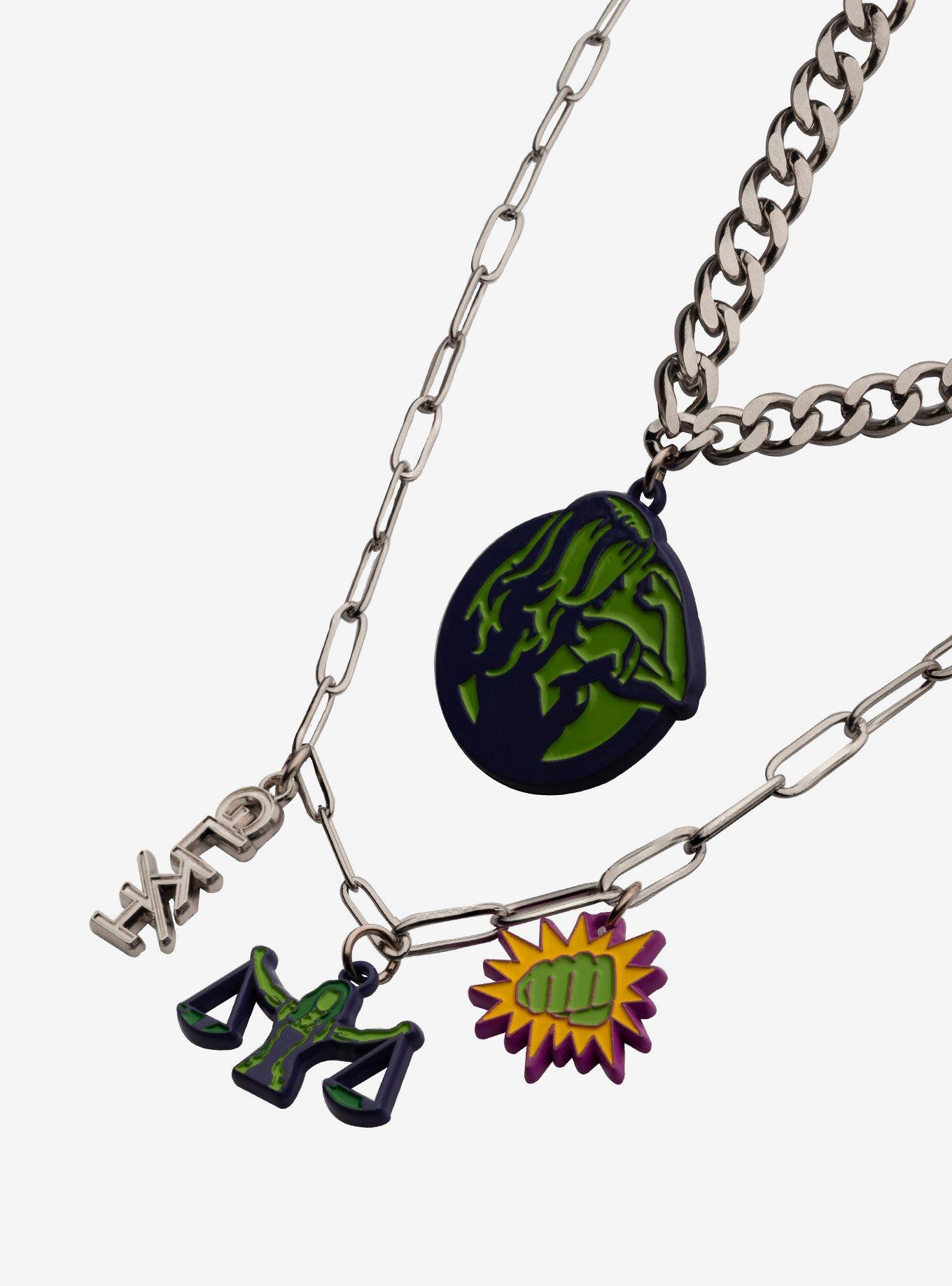 Marvel She-Hulk Charm Chain Set Necklace, , hi-res