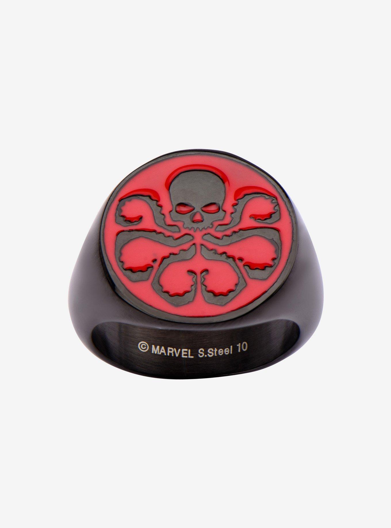 Marvel Hydra Red Logo Ring, , hi-res